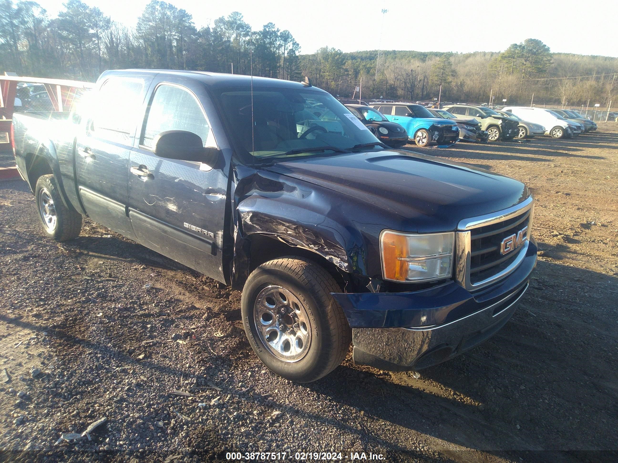 gmc sierra 2009 3gtec13c69g283313