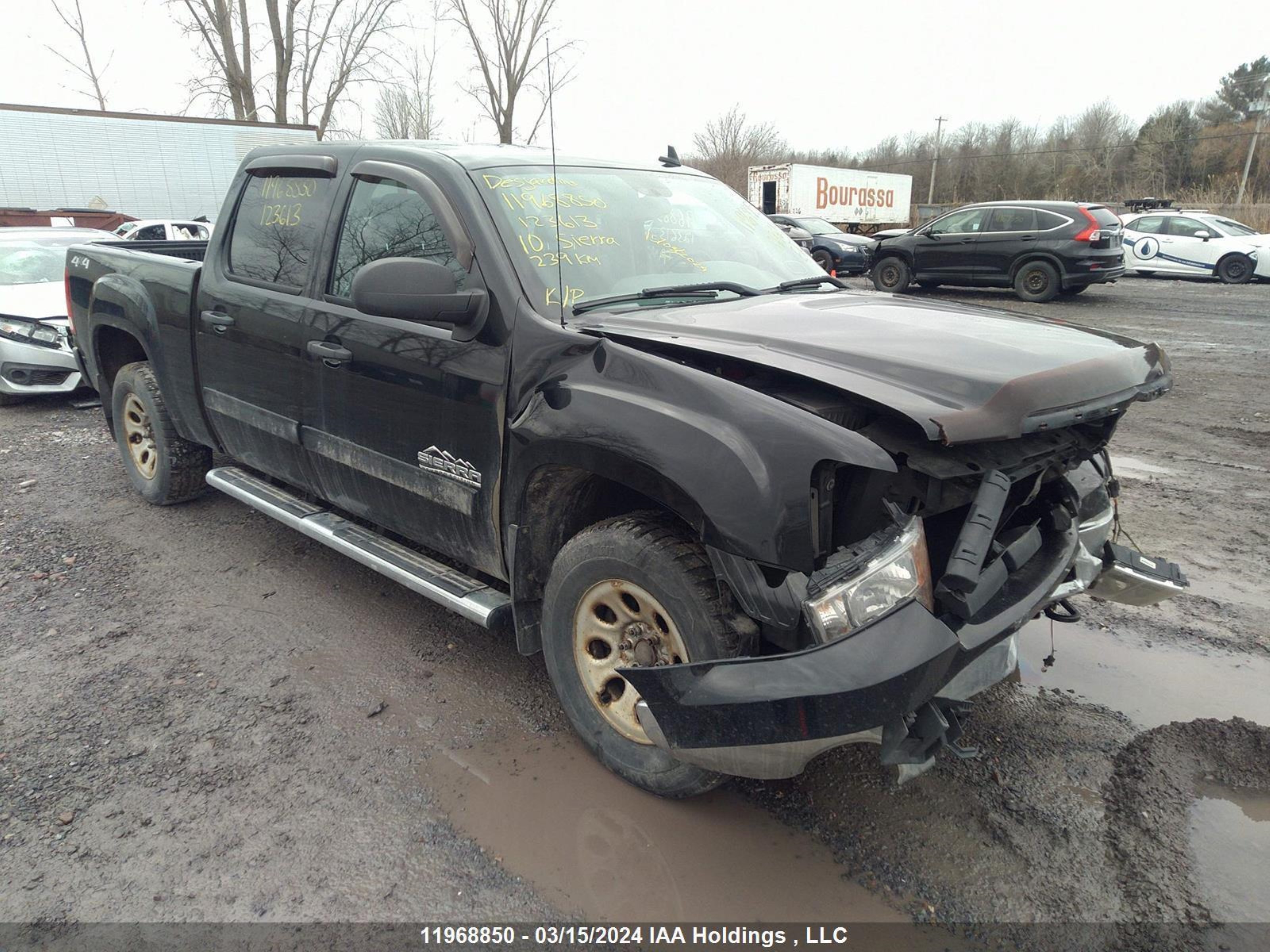 gmc sierra 2010 3gtrkuea0ag123613