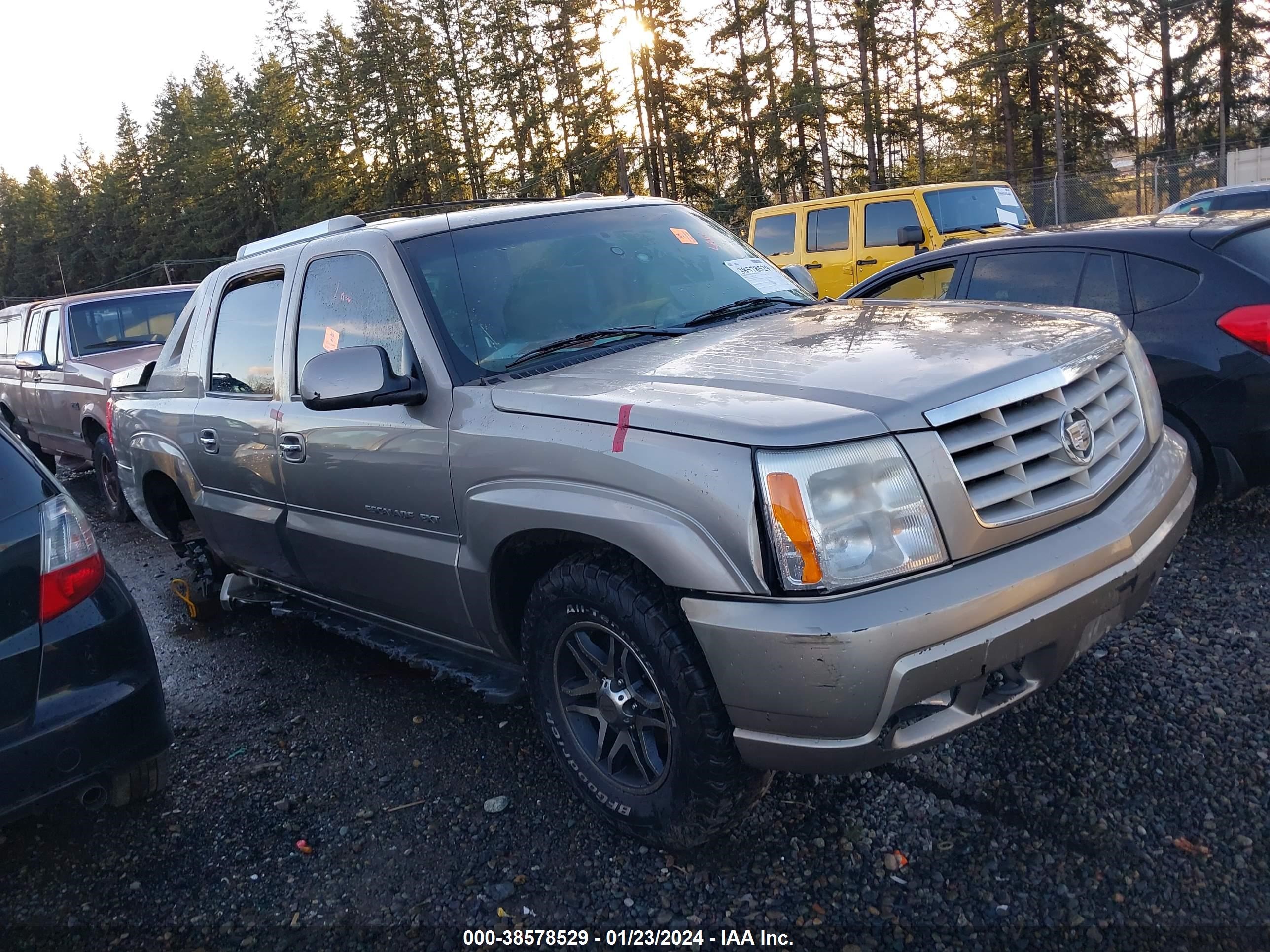 cadillac escalade 2002 3gyek63n02g235629