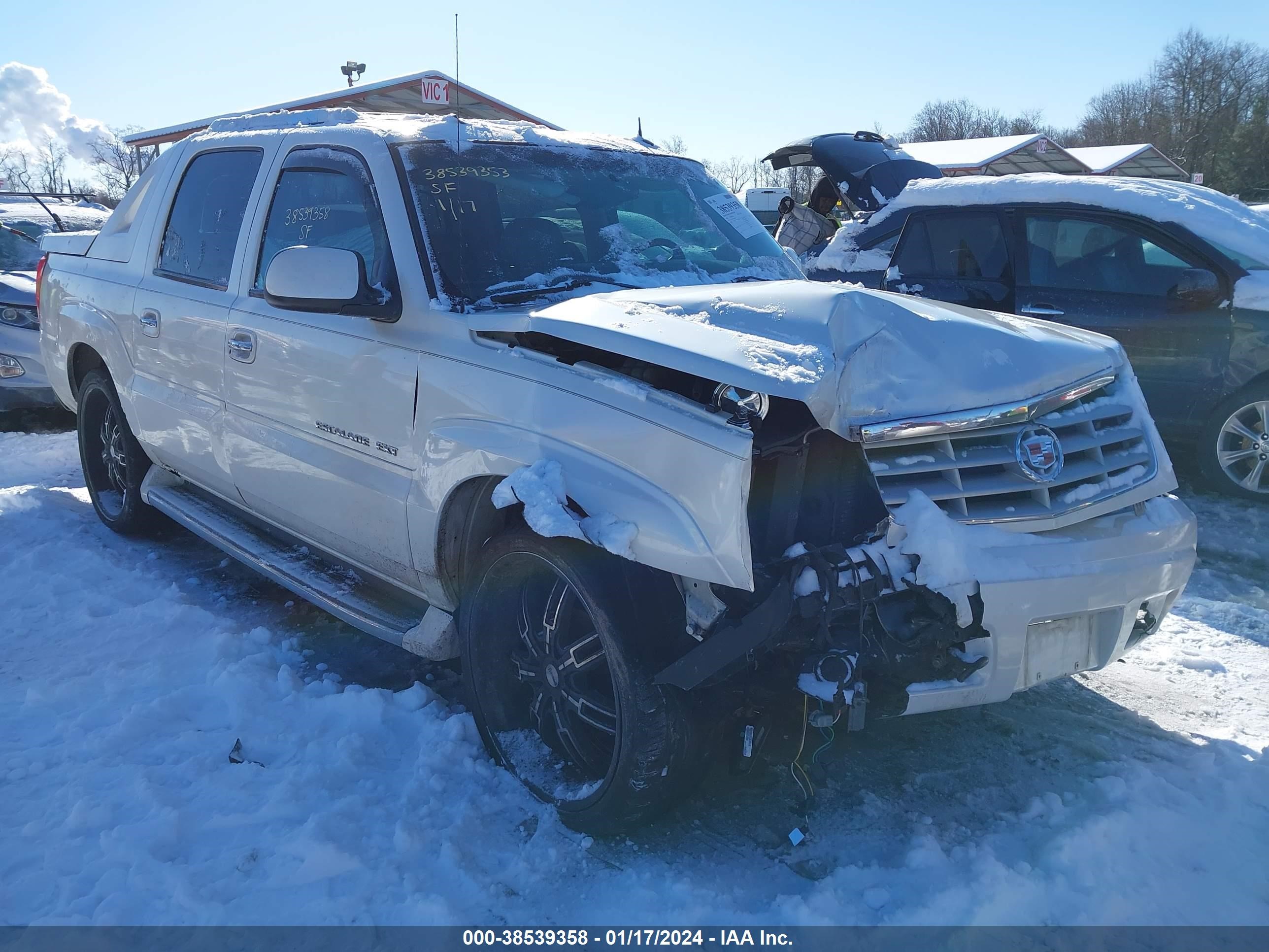 cadillac escalade 2003 3gyek63n73g248234