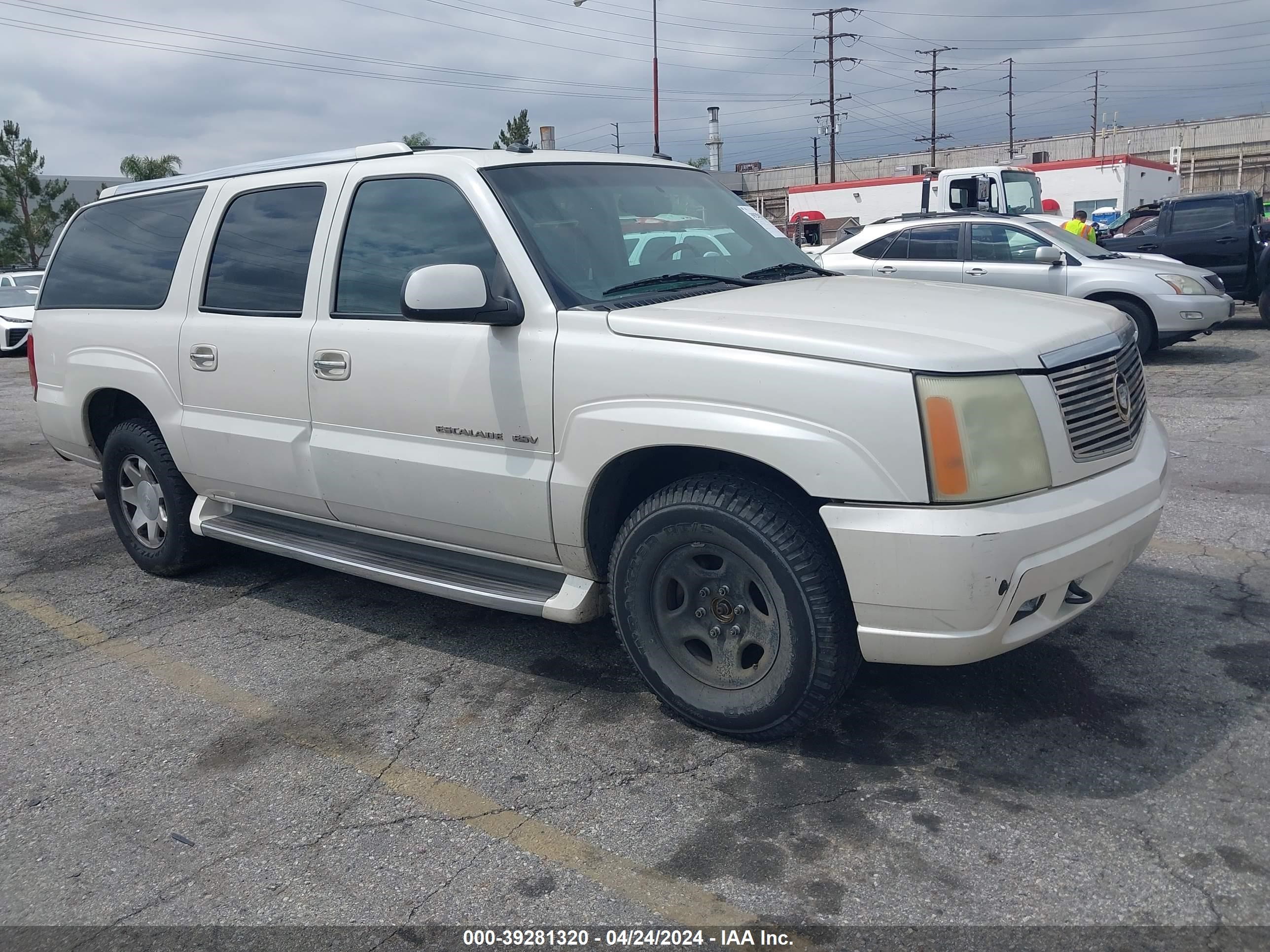 cadillac escalade 2003 3gyfk66n23g285630