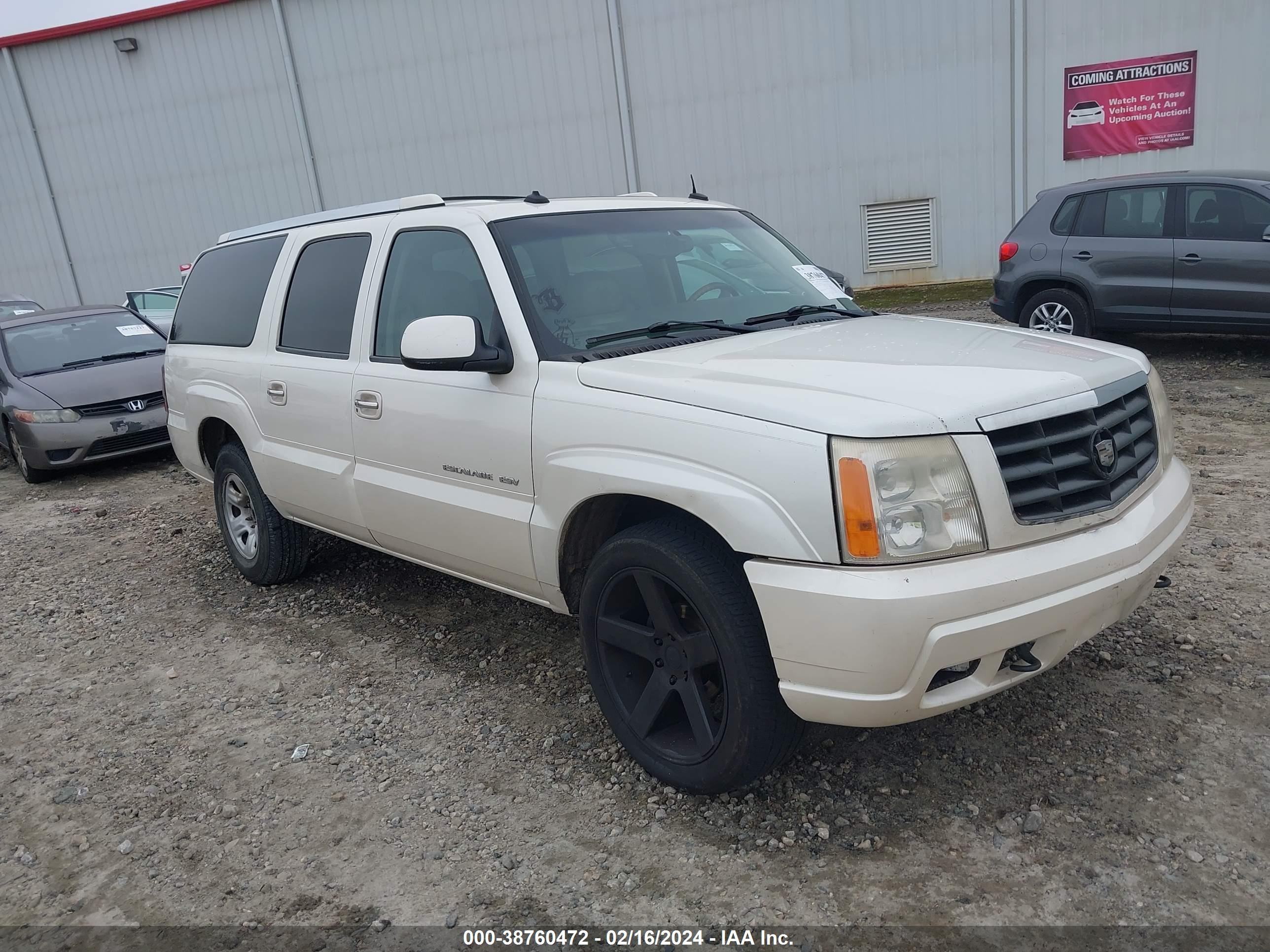 cadillac escalade 2003 3gyfk66n53g251214