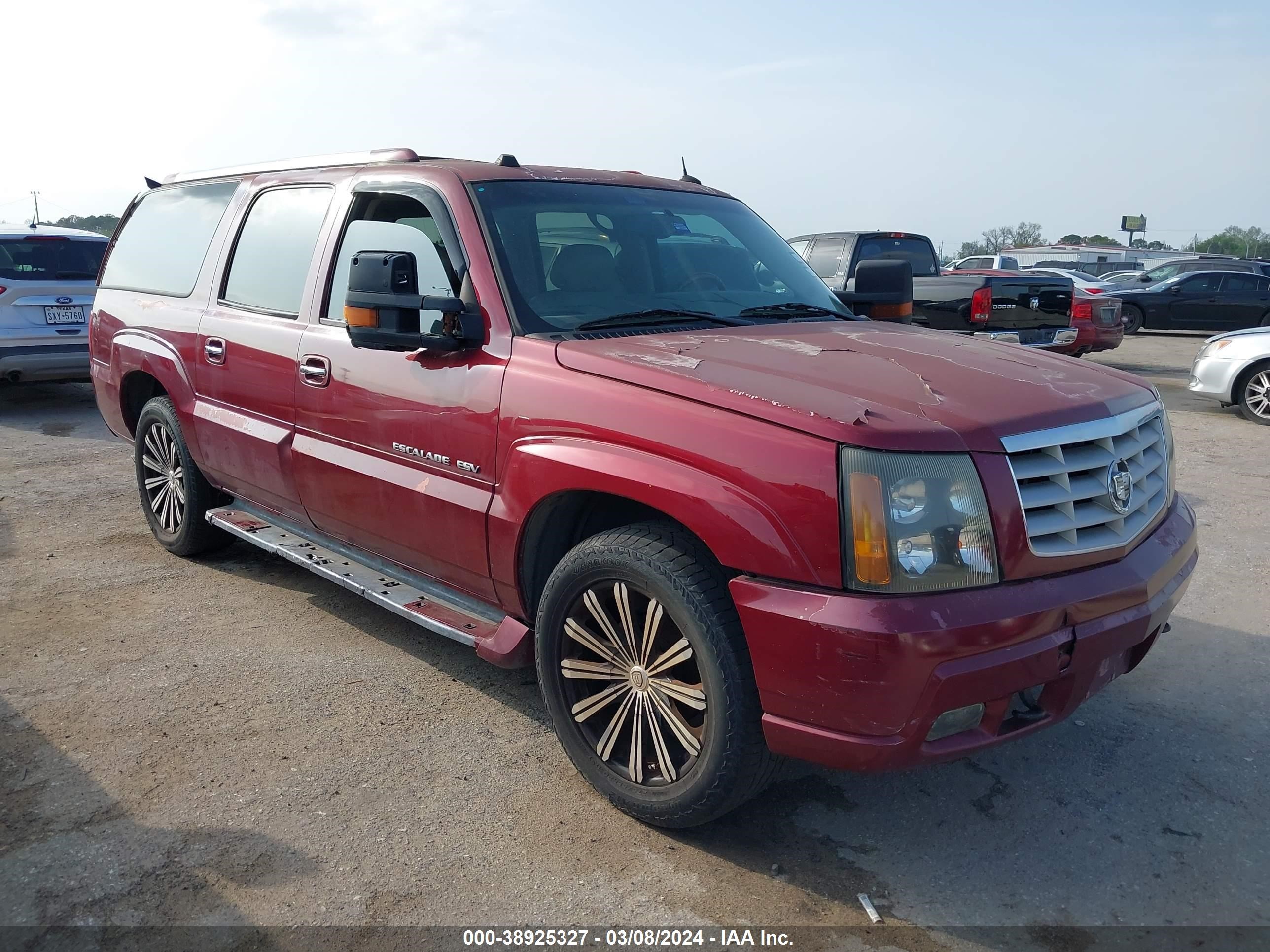 cadillac escalade 2004 3gyfk66n74g307039