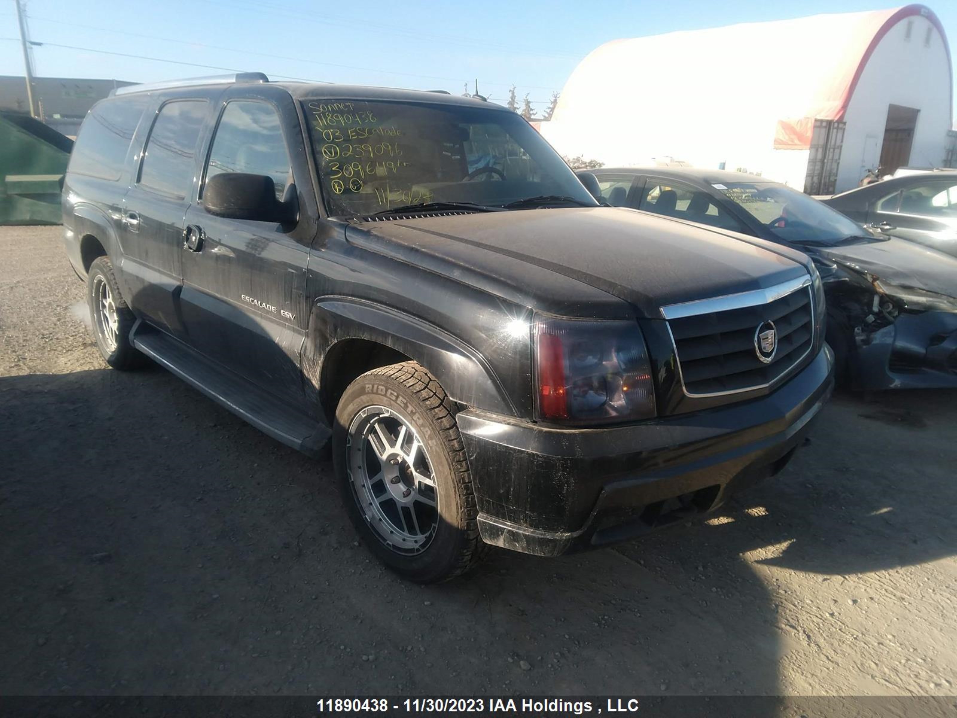 cadillac escalade 2003 3gyfk66n93g239096