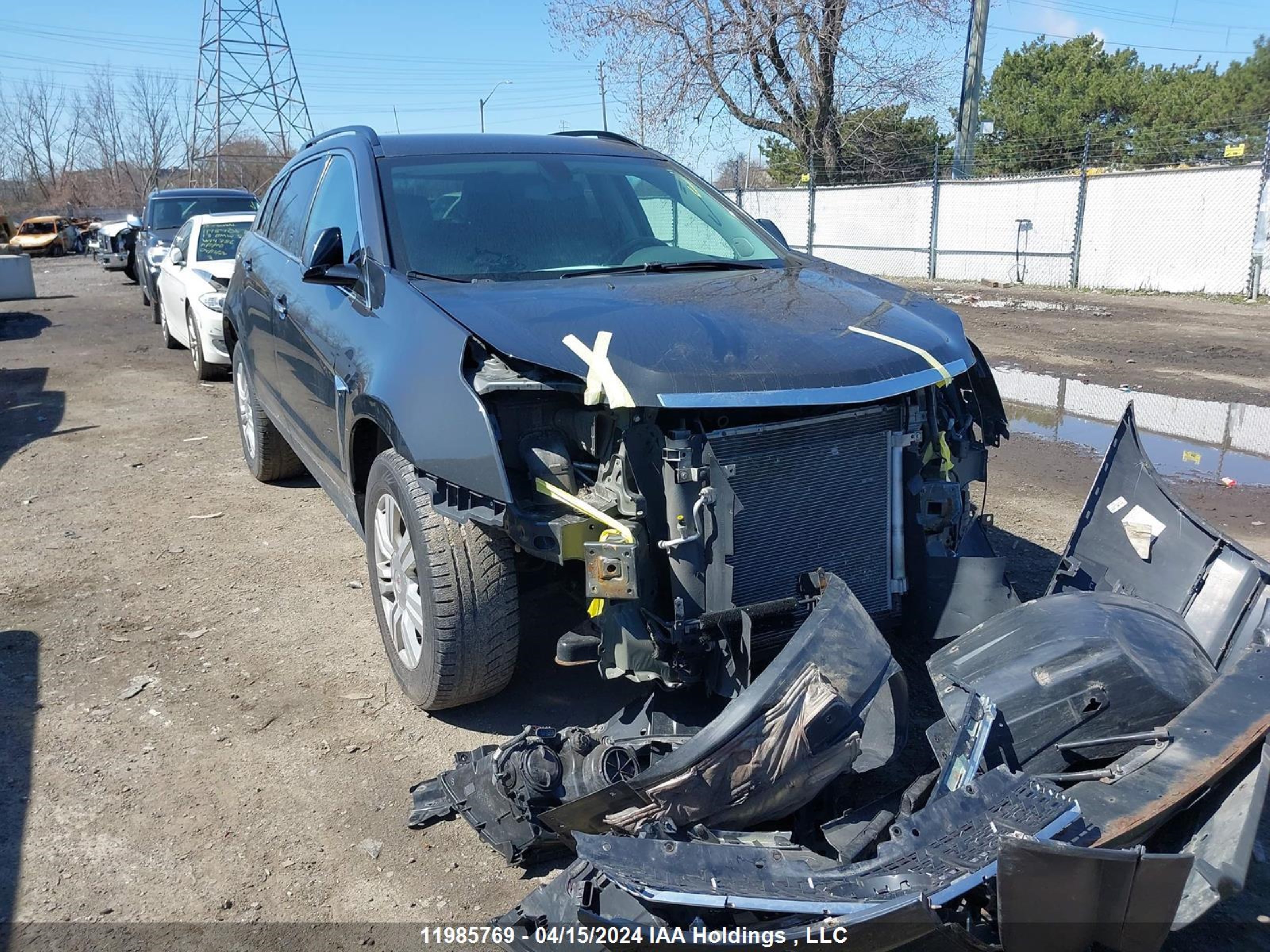 cadillac srx 2015 3gyfnae33fs596611