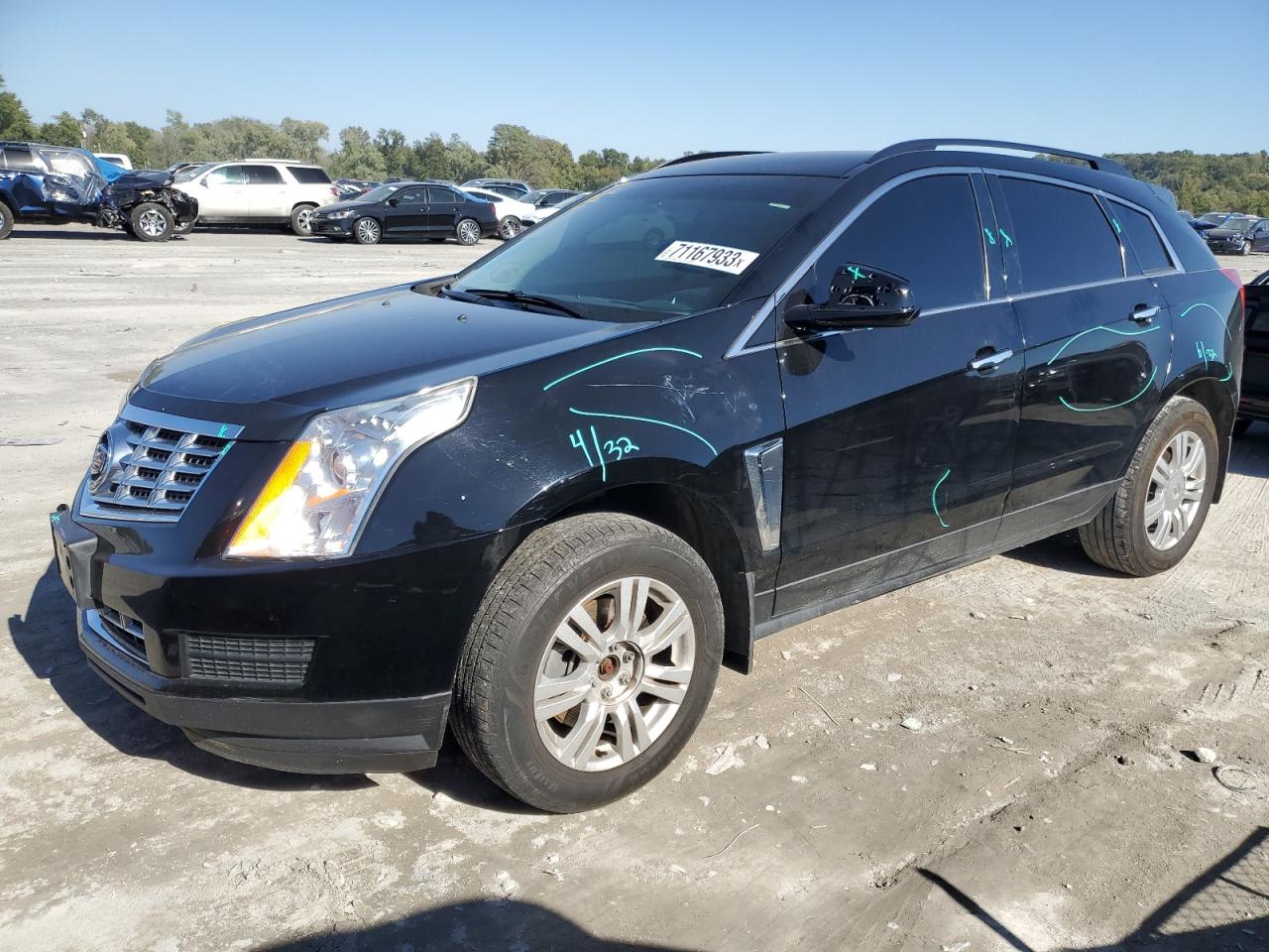 cadillac srx 2014 3gyfnae36es688326