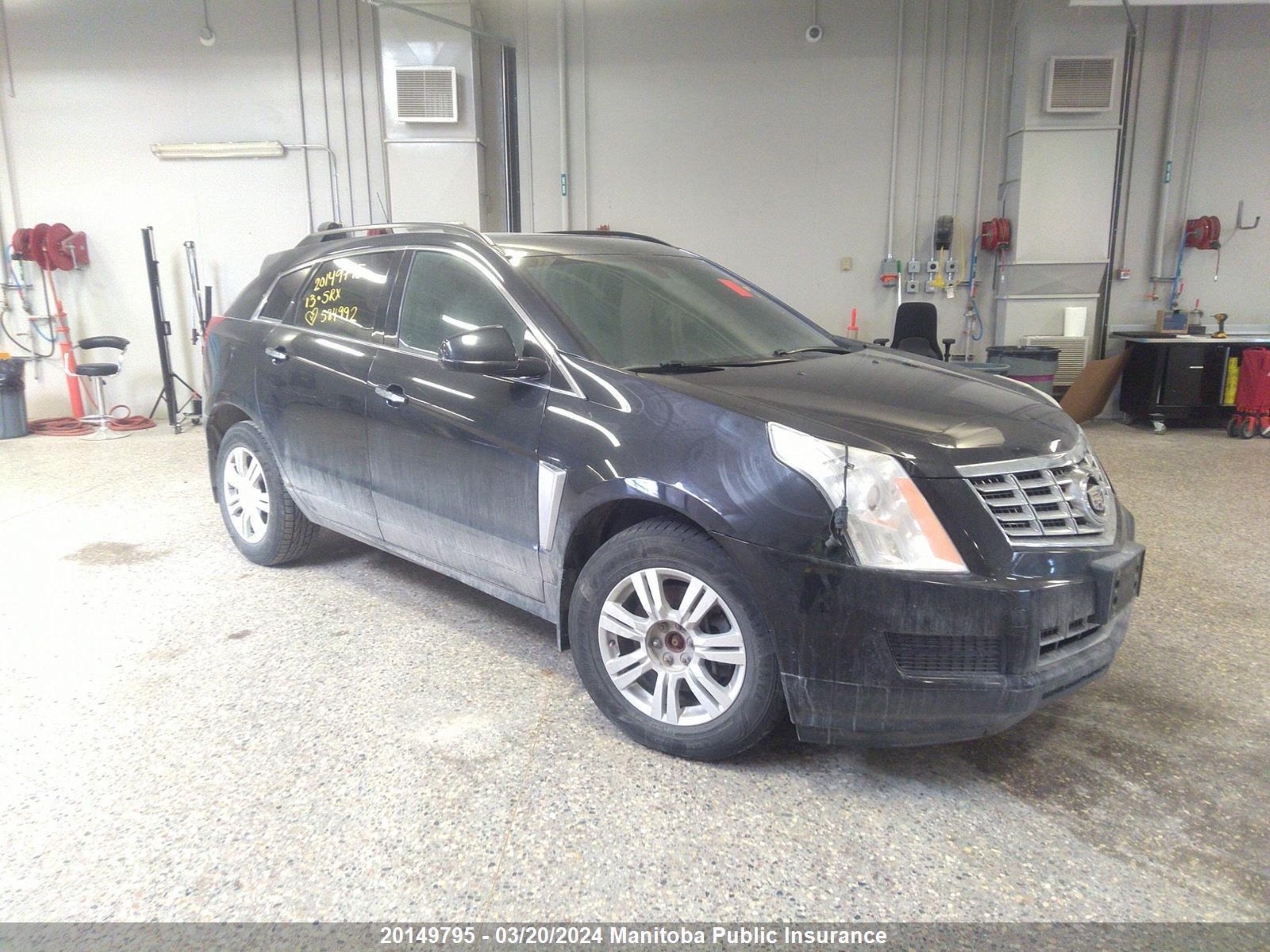 cadillac srx 2013 3gyfnbe3xds584992