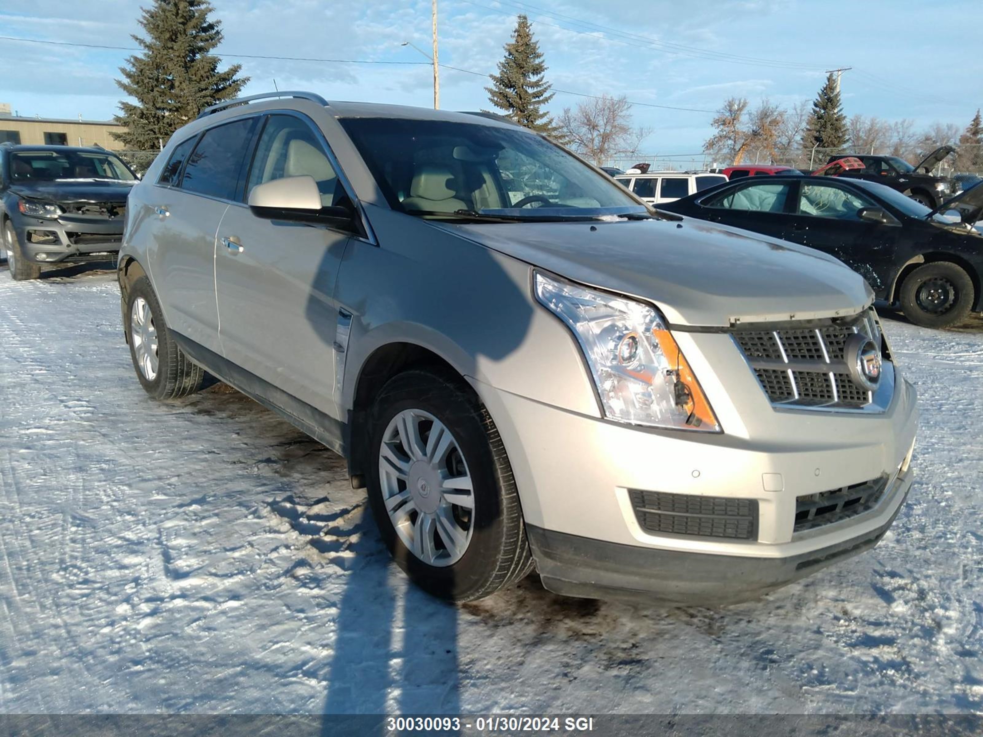 cadillac srx 2010 3gyfndey7as622584