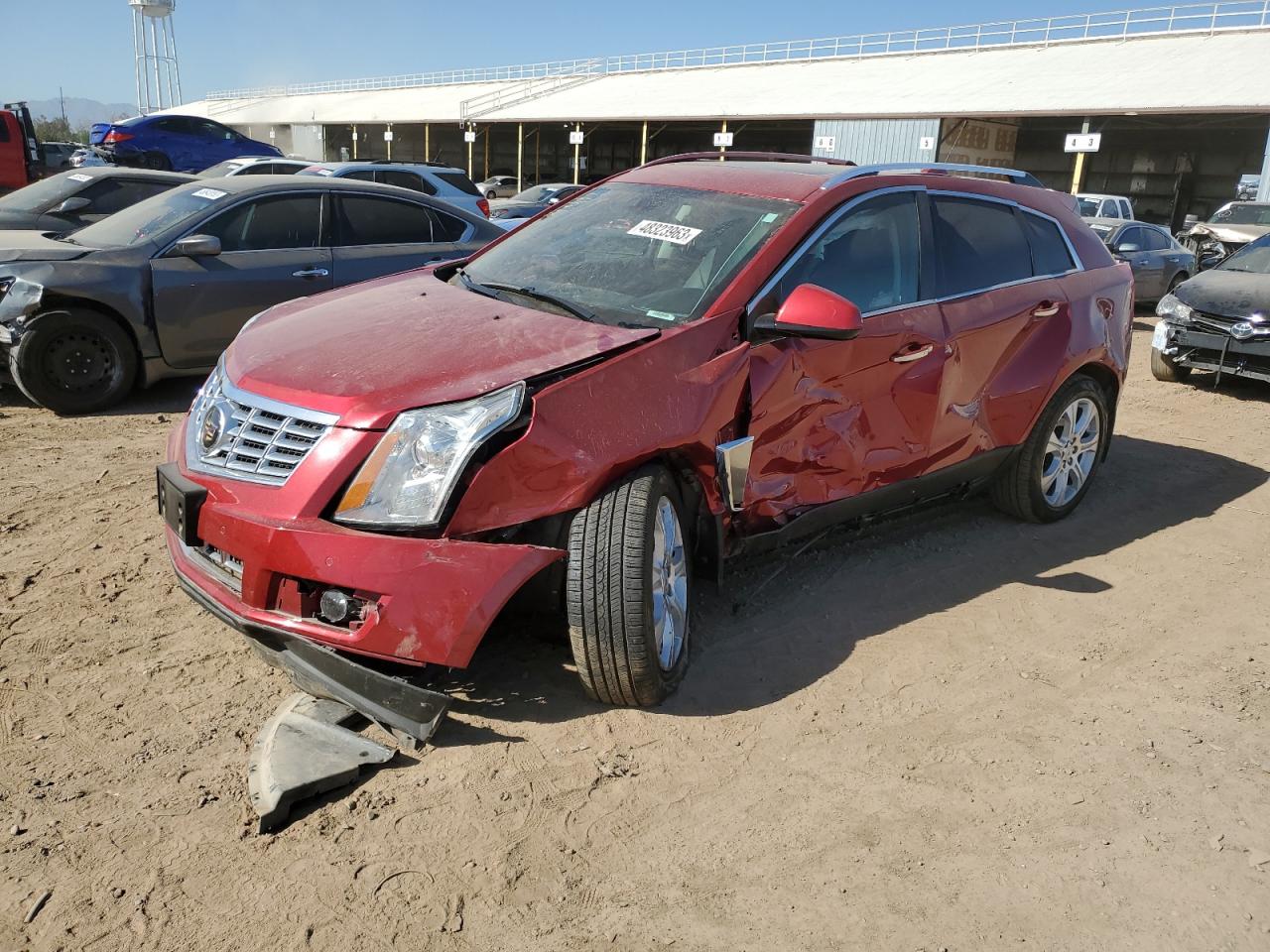 cadillac srx 2015 3gyfnge36fs597321