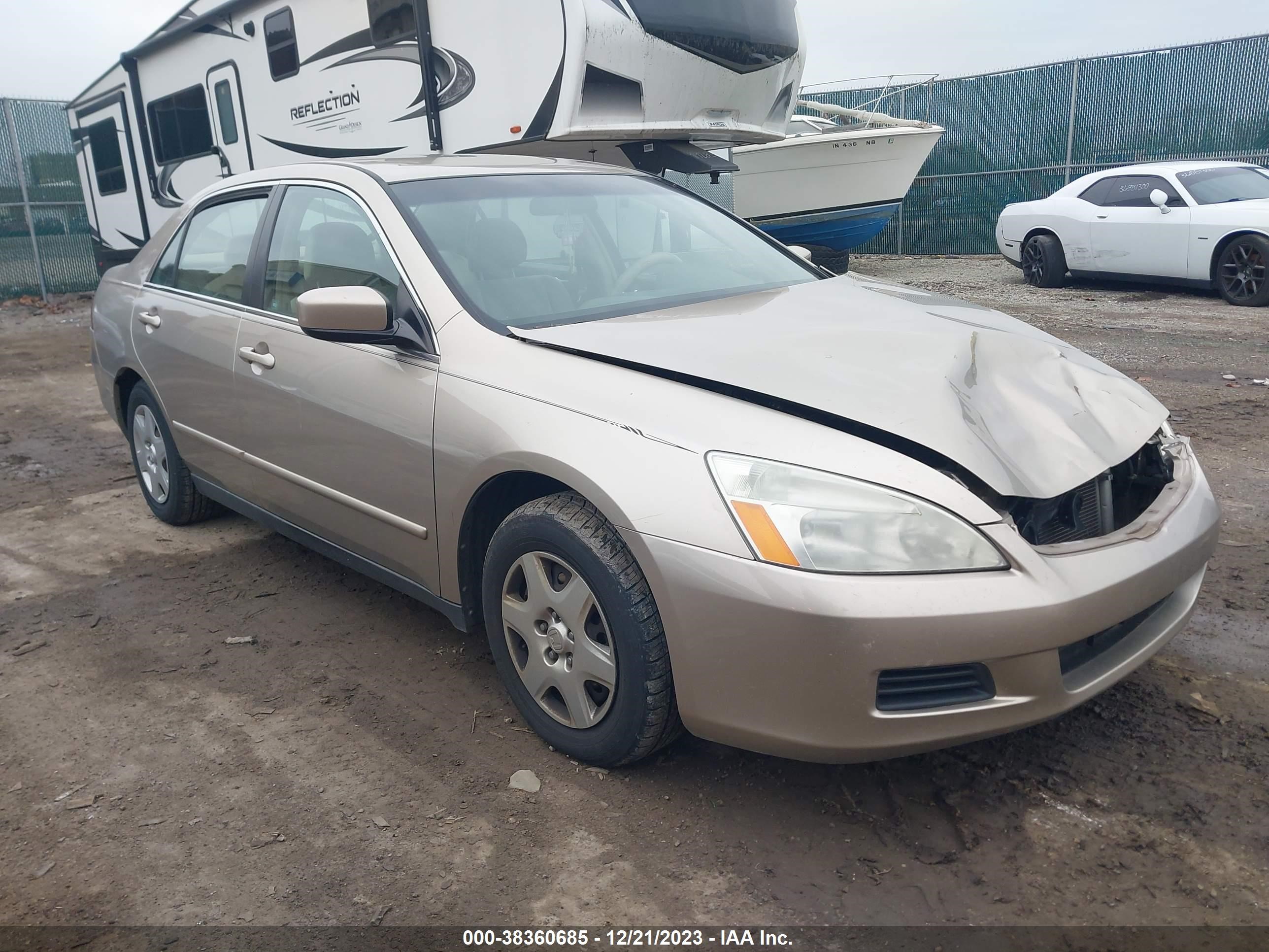 honda accord 2007 3hgcm564x7g705954