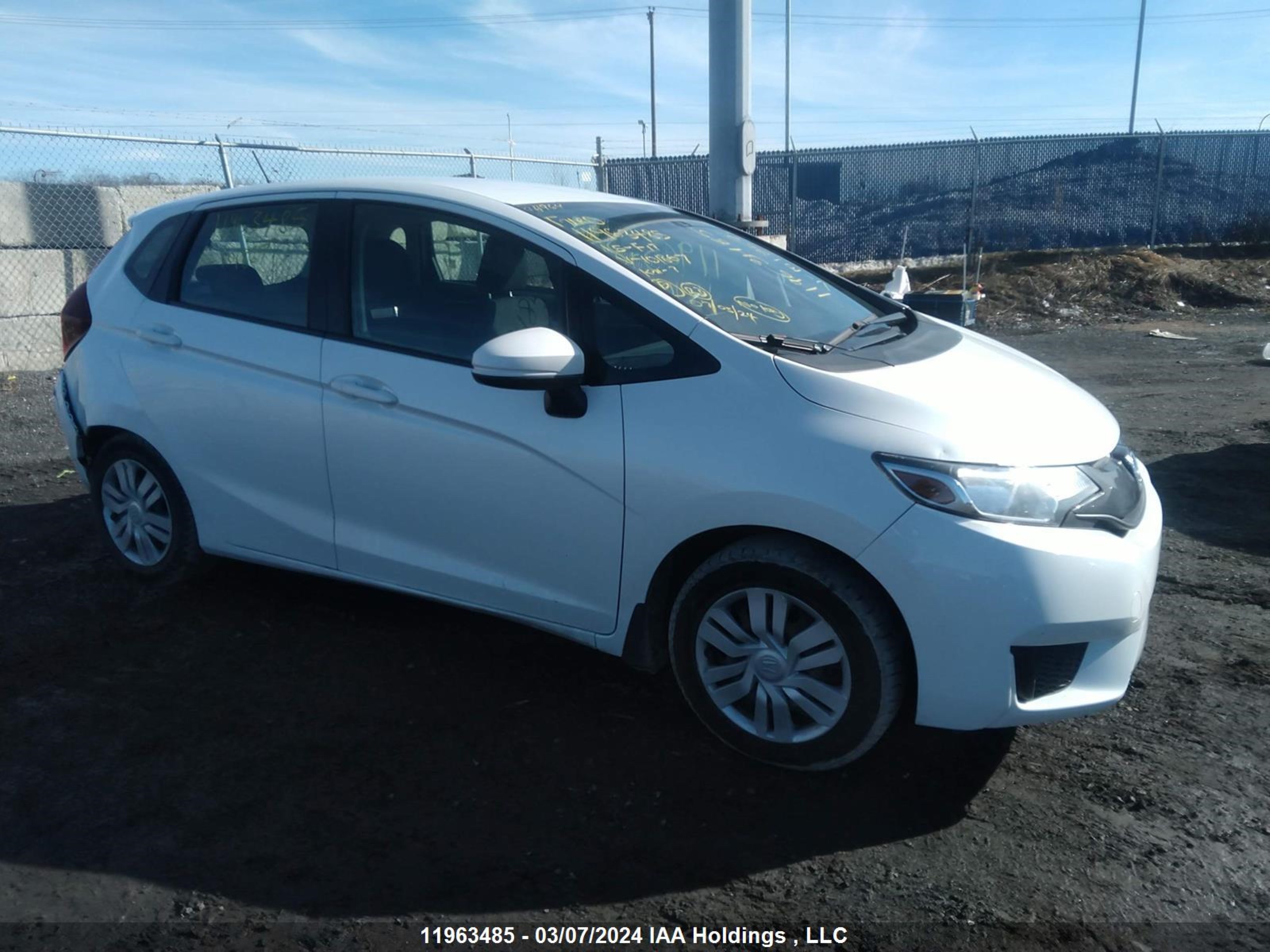 honda fit 2015 3hggk5h51fm101867