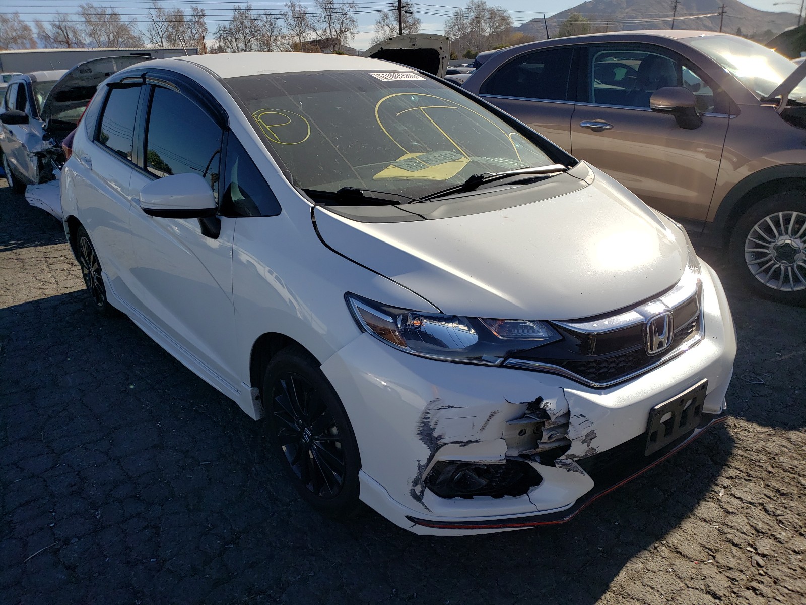 honda fit sport 2018 3hggk5h61jm715920