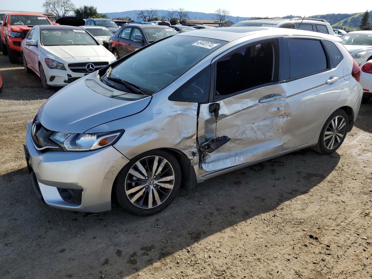 honda fit 2015 3hggk5h80fm721703