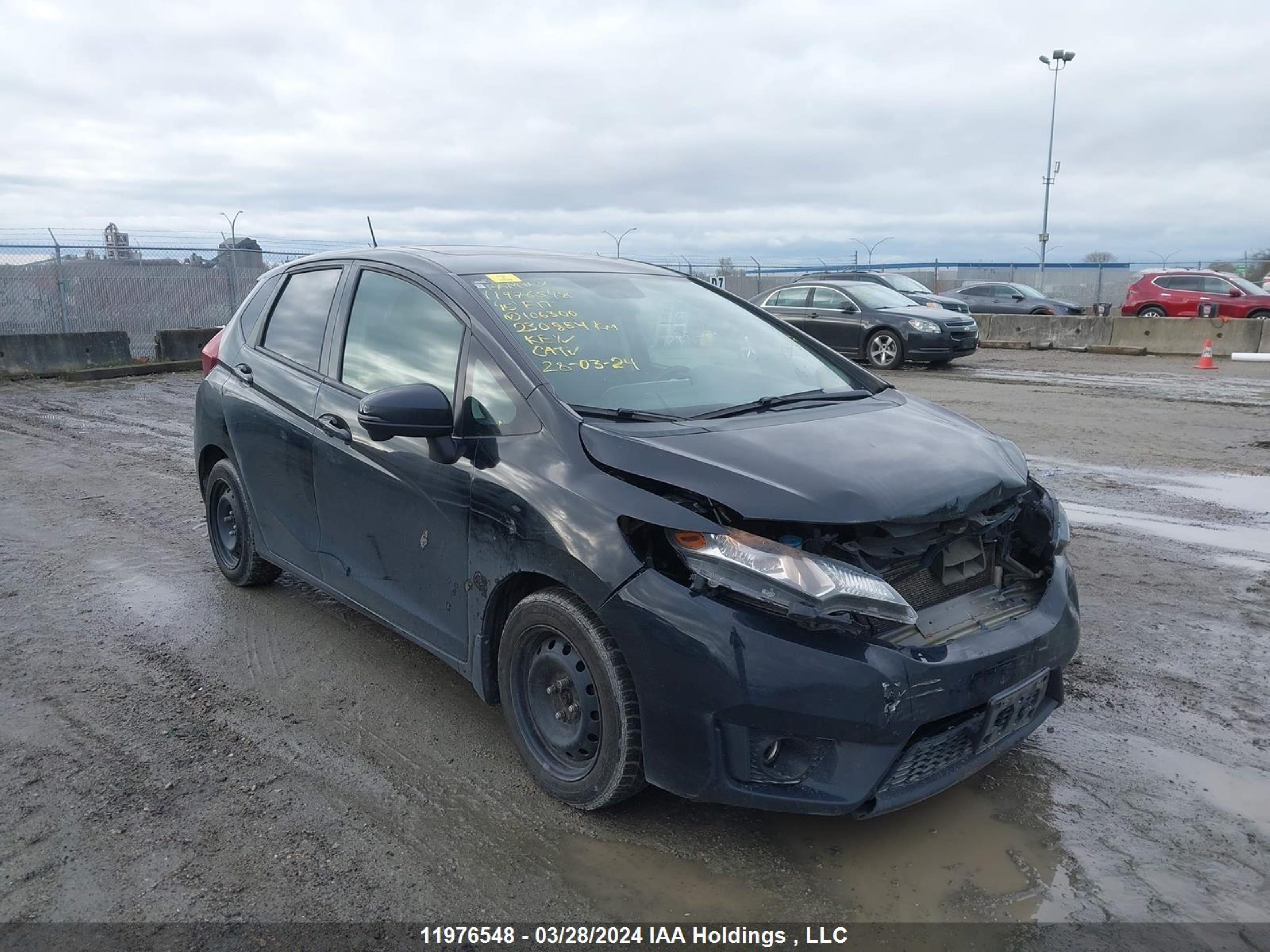 honda fit 2015 3hggk5h84fm106300