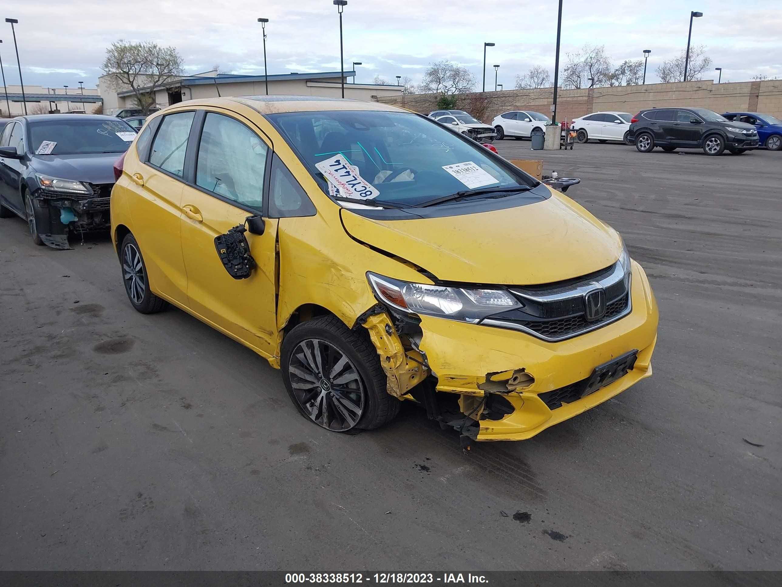 honda fit 2018 3hggk5h86jm708043