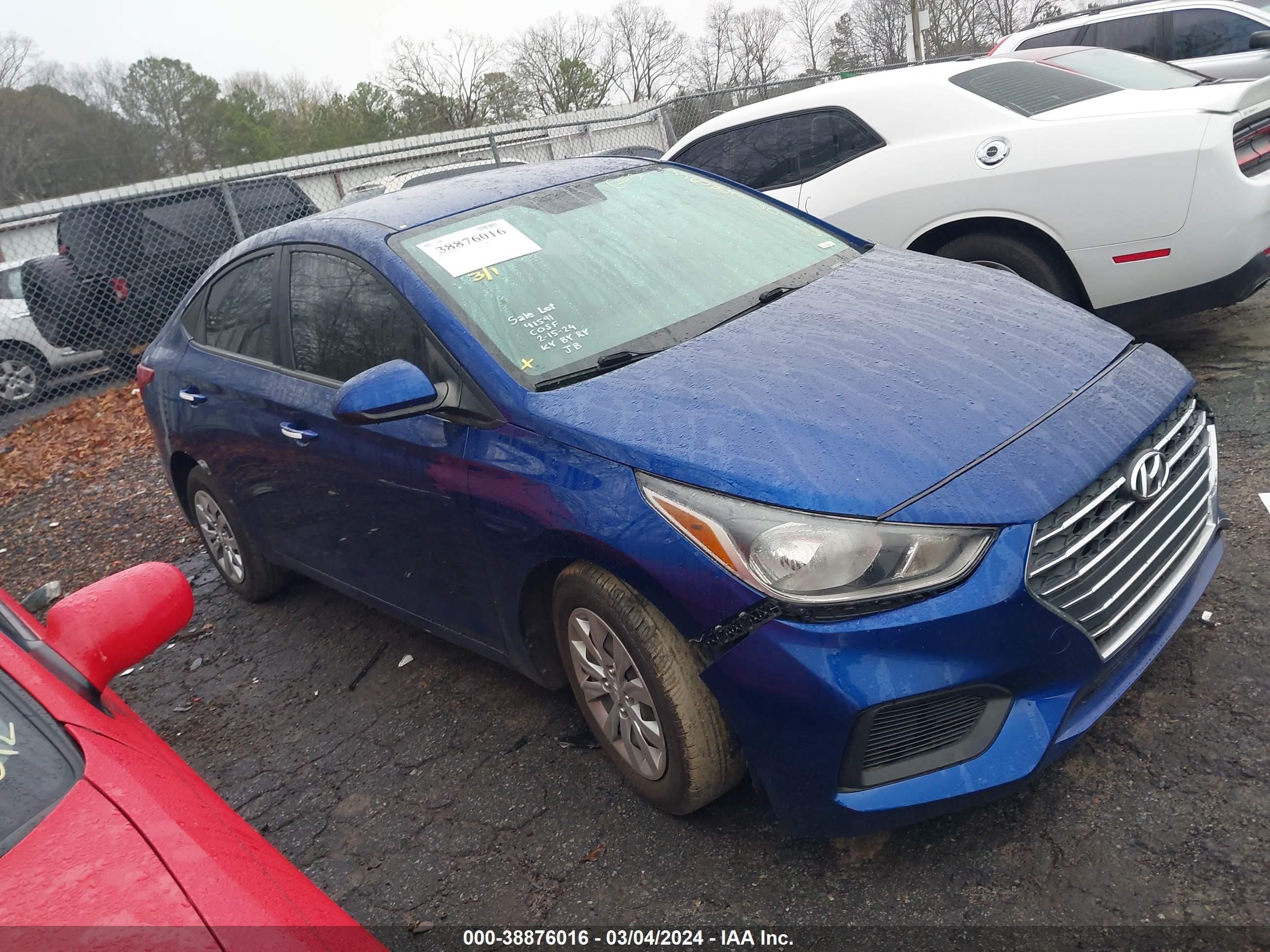 hyundai accent 2020 3kpc24a67le118818