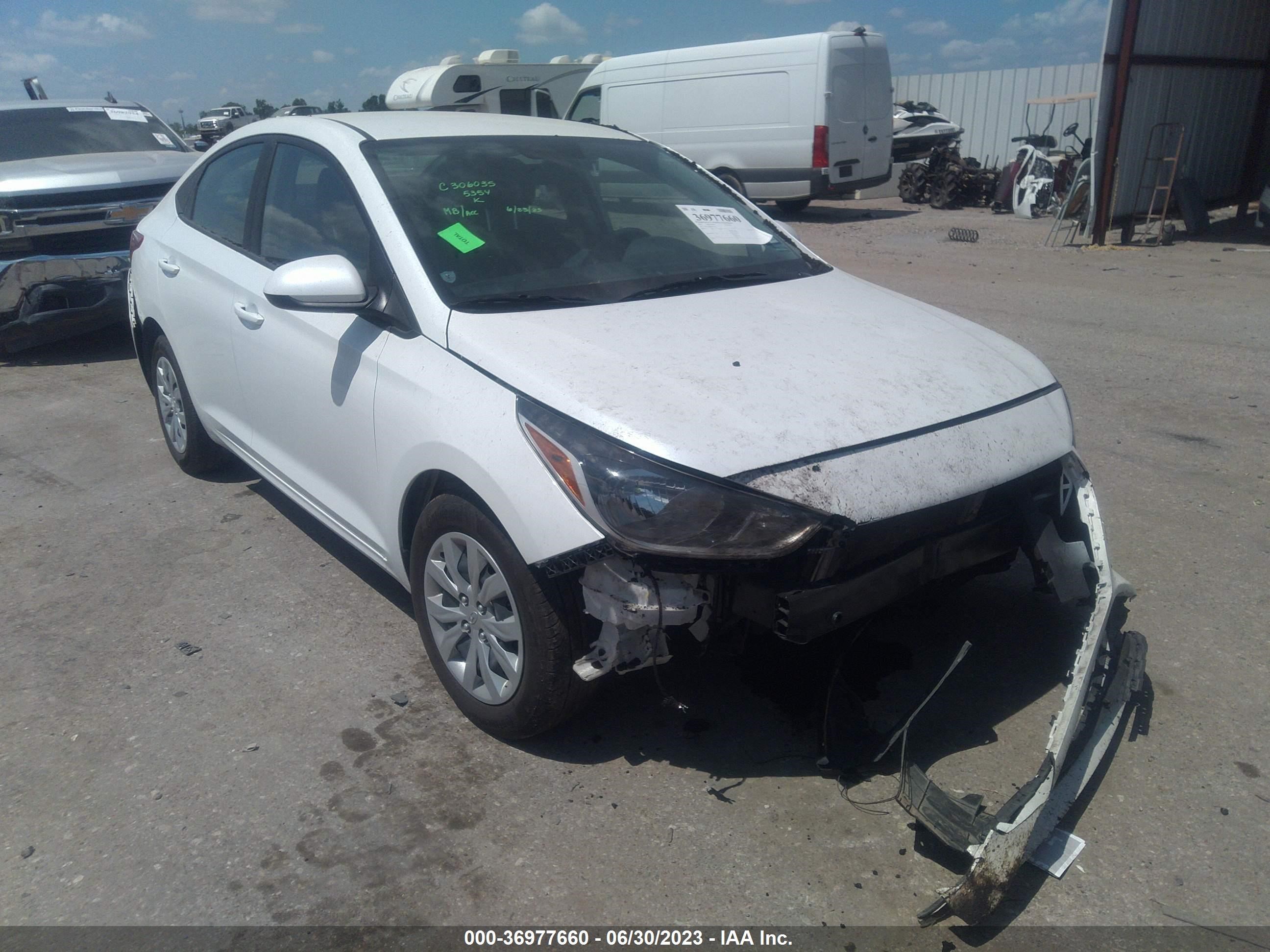 hyundai accent 2022 3kpc24a68ne175354