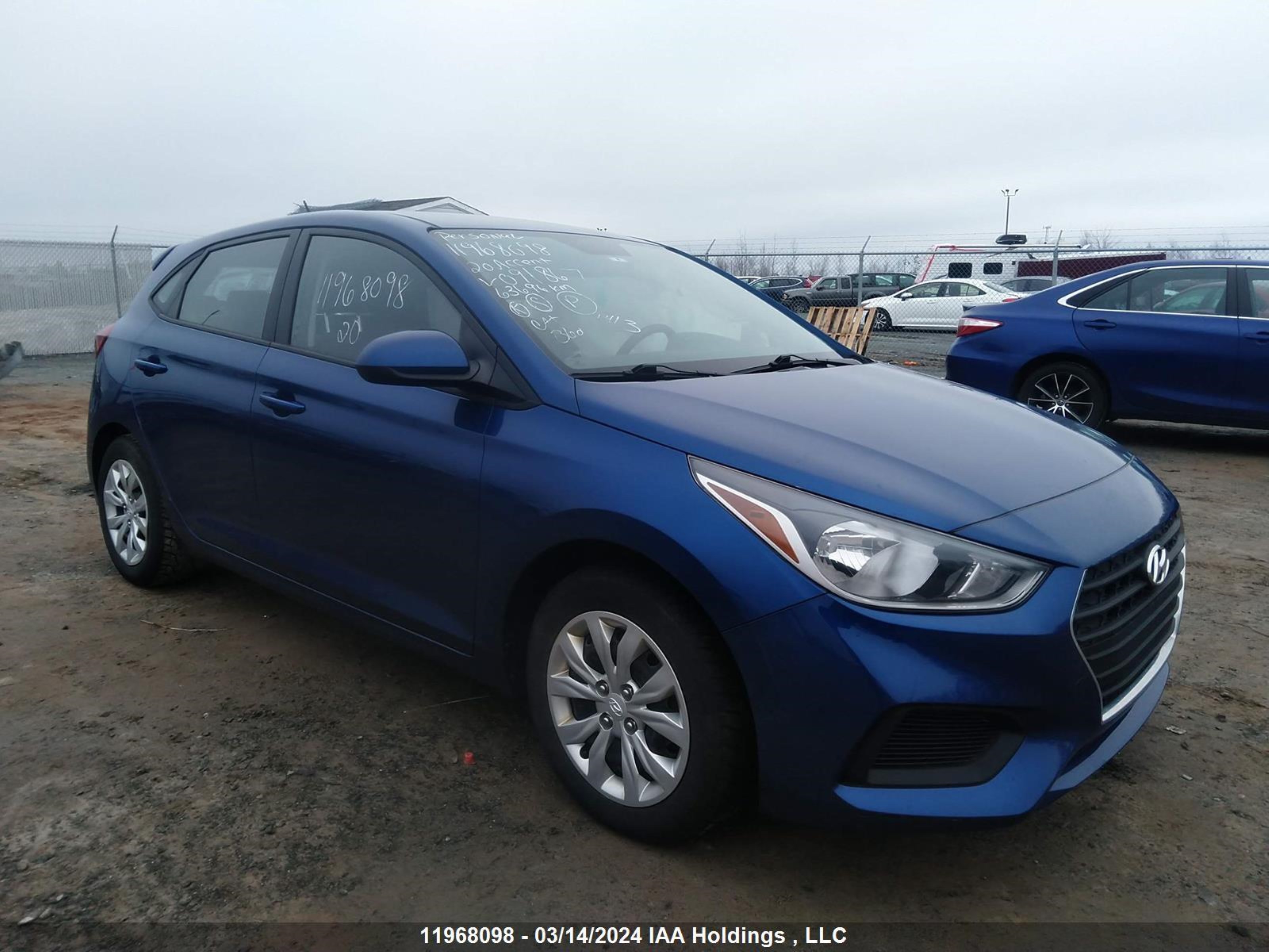 hyundai accent 2020 3kpc25a67le091867