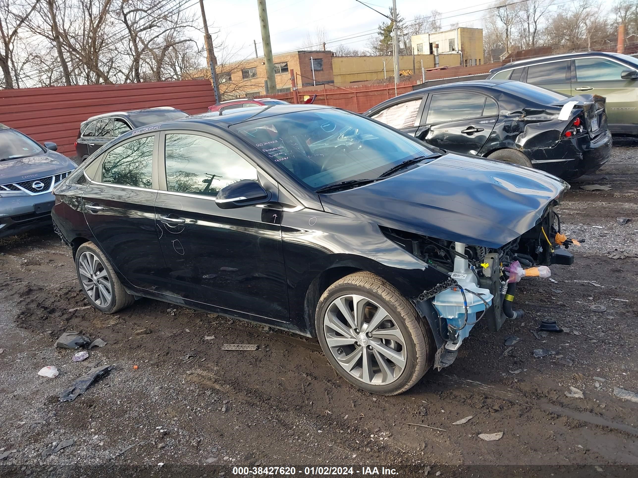 hyundai accent 2022 3kpc34a60ne180108