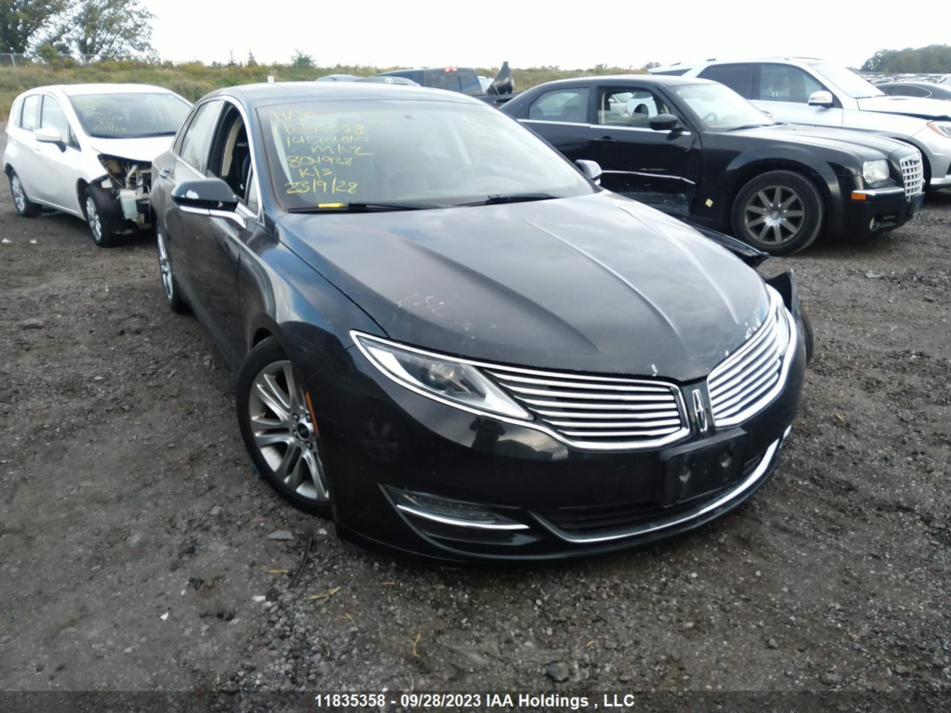 lincoln mkz 2014 3ln6l2g95er804928