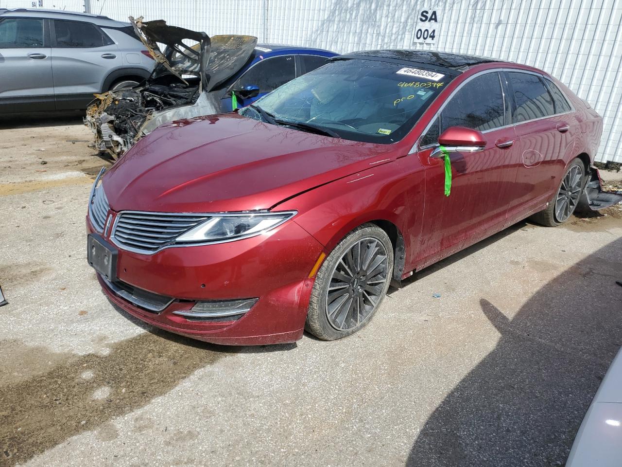 lincoln mkz 2016 3ln6l2j91gr627452