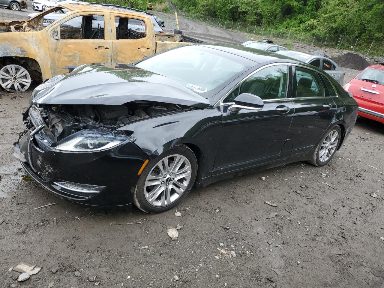 lincoln mkz 2014 3ln6l2j92er817855