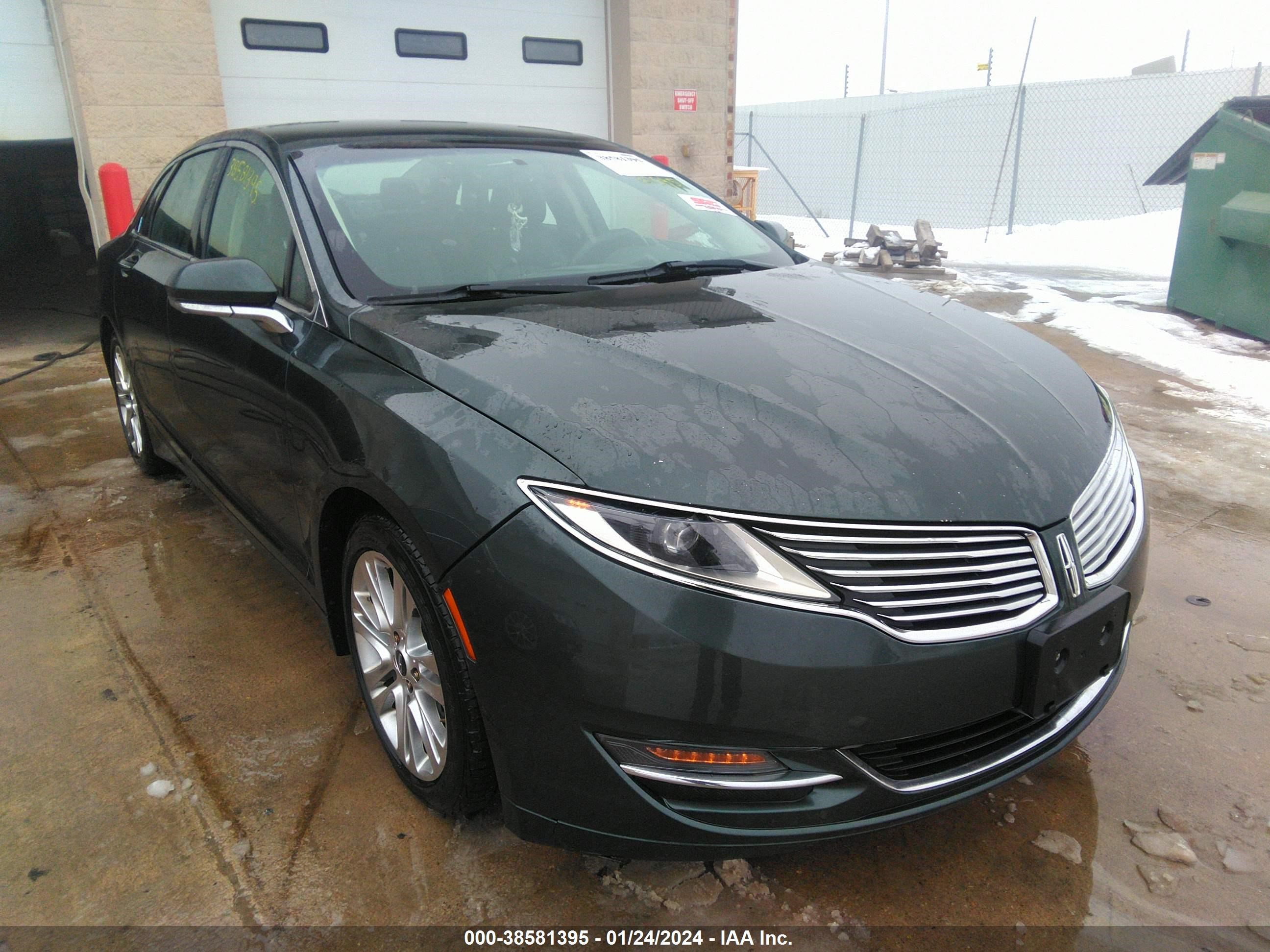 lincoln mkz 2015 3ln6l2lu1fr612109