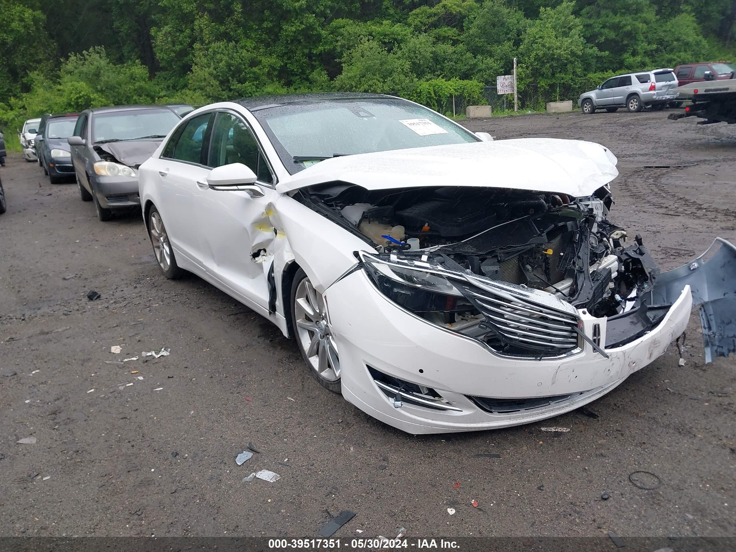 lincoln mkz 2016 3ln6l2lu1gr617067