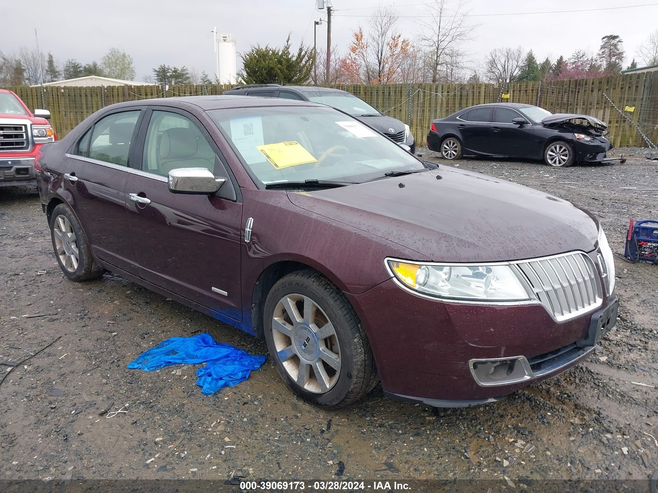 lincoln mkz 2011 3lndl2l39br751168