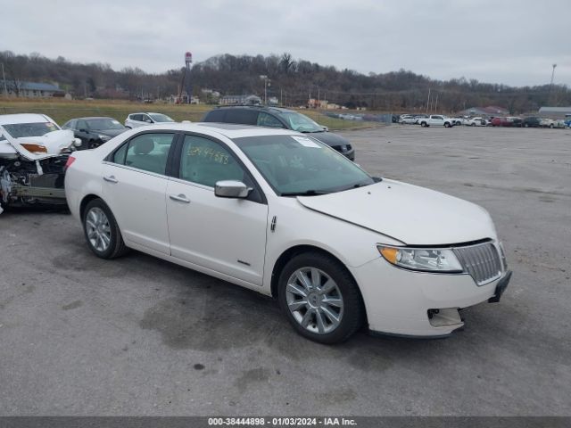 lincoln mkz hybrid 2012 3lndl2l3xcr800928