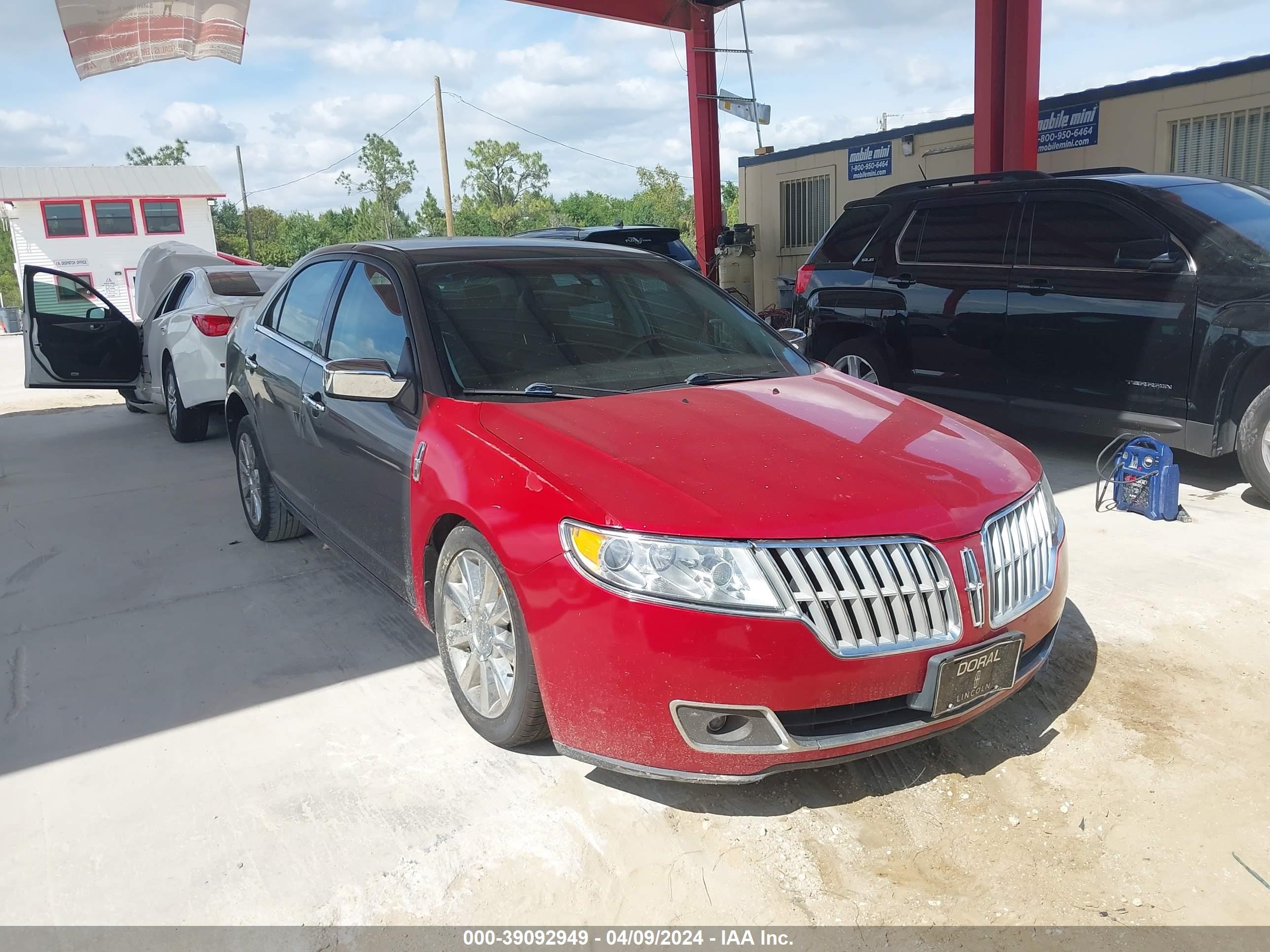 lincoln mkz 2010 3lnhl2gc9ar611910