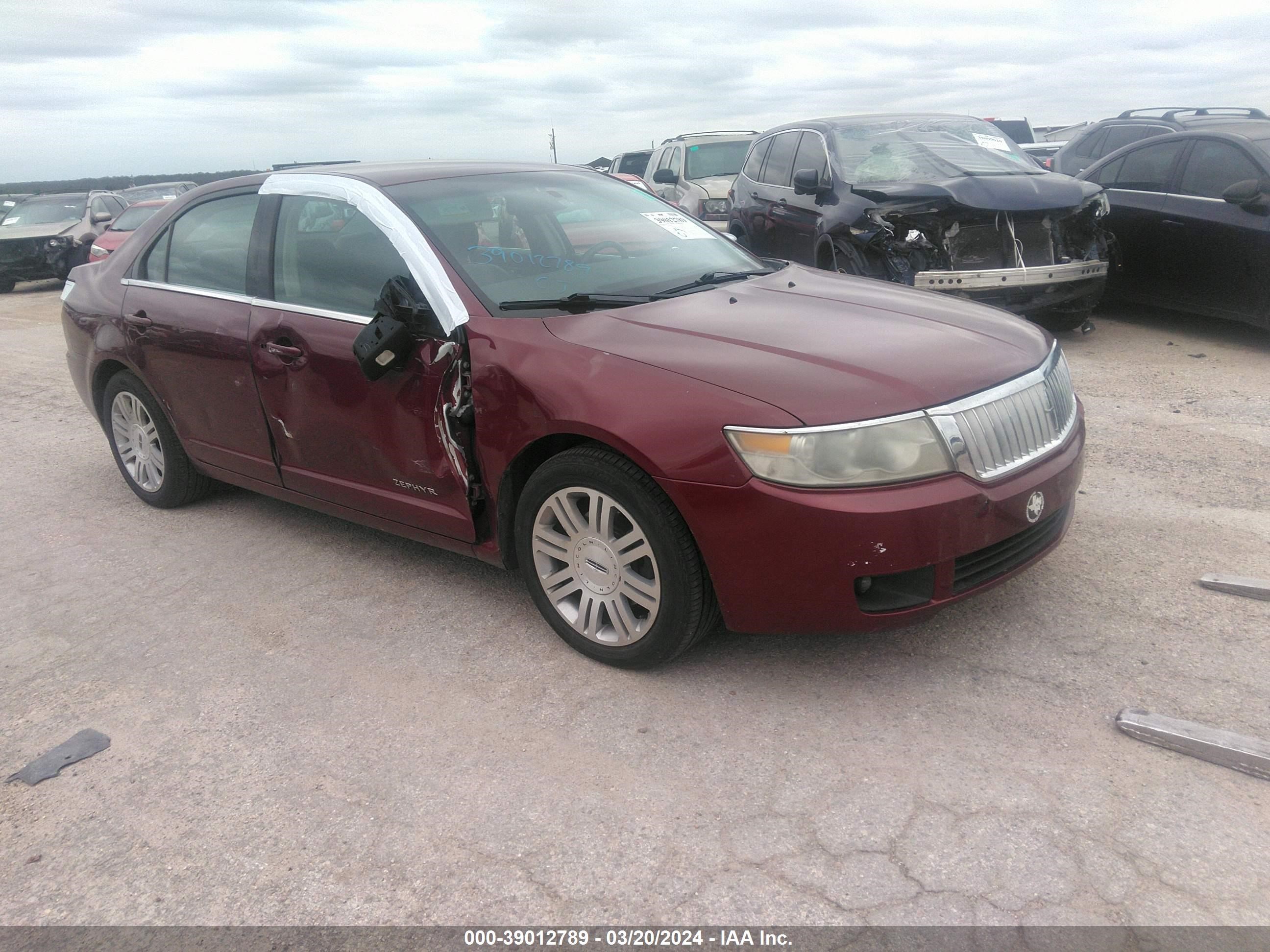 lincoln zephyr 2006 3lnhm26156r637585