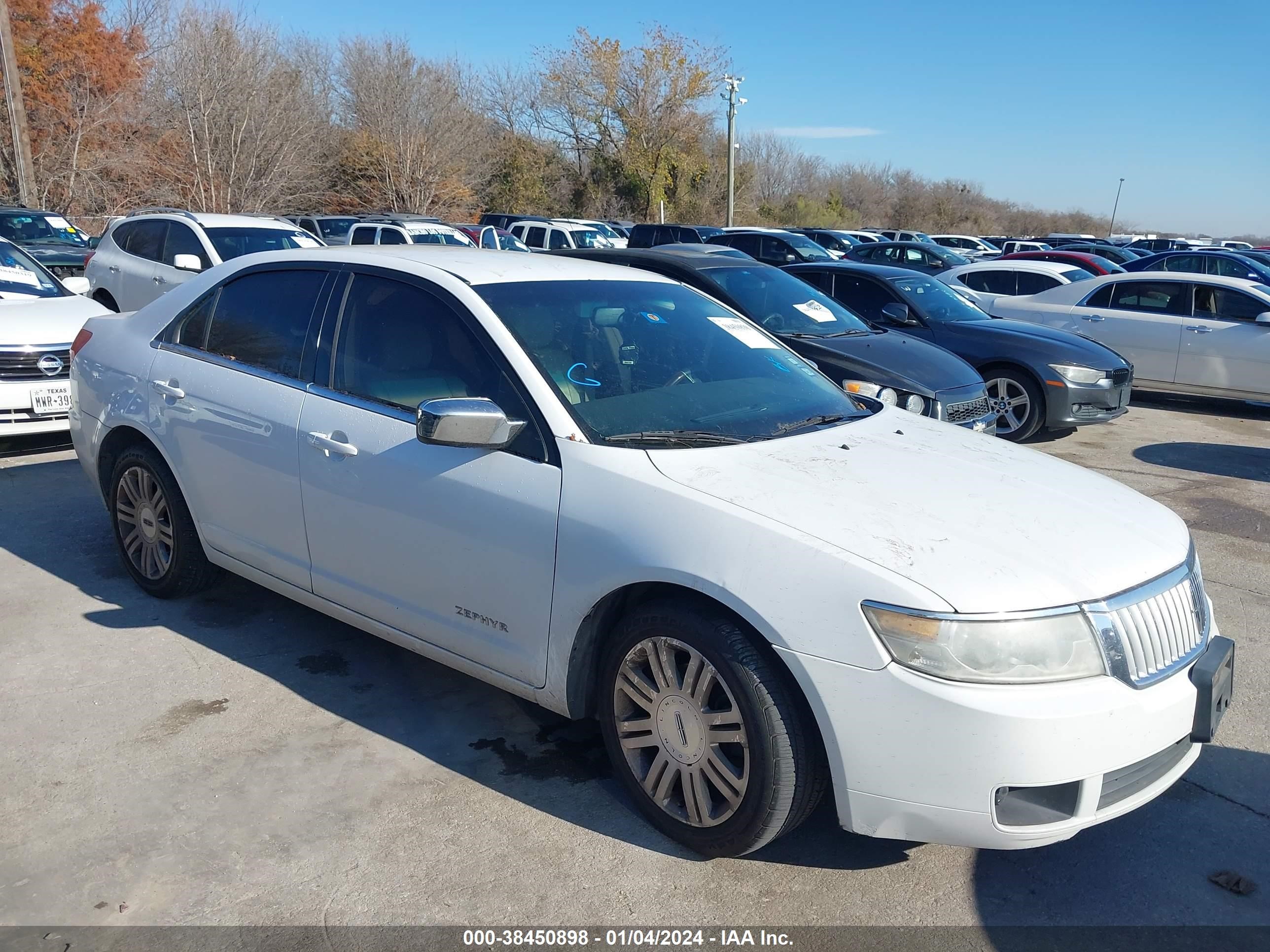 lincoln zephyr 2006 3lnhm26156r665225