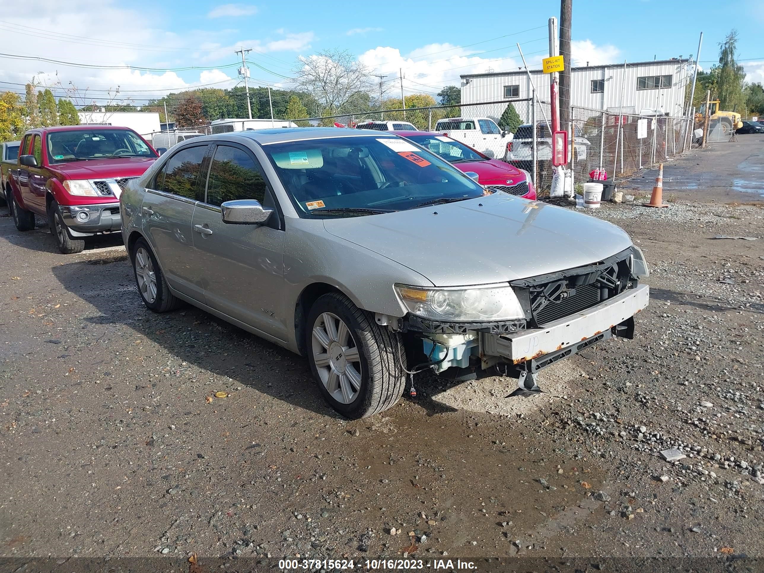 lincoln mkz 2007 3lnhm26t07r624648