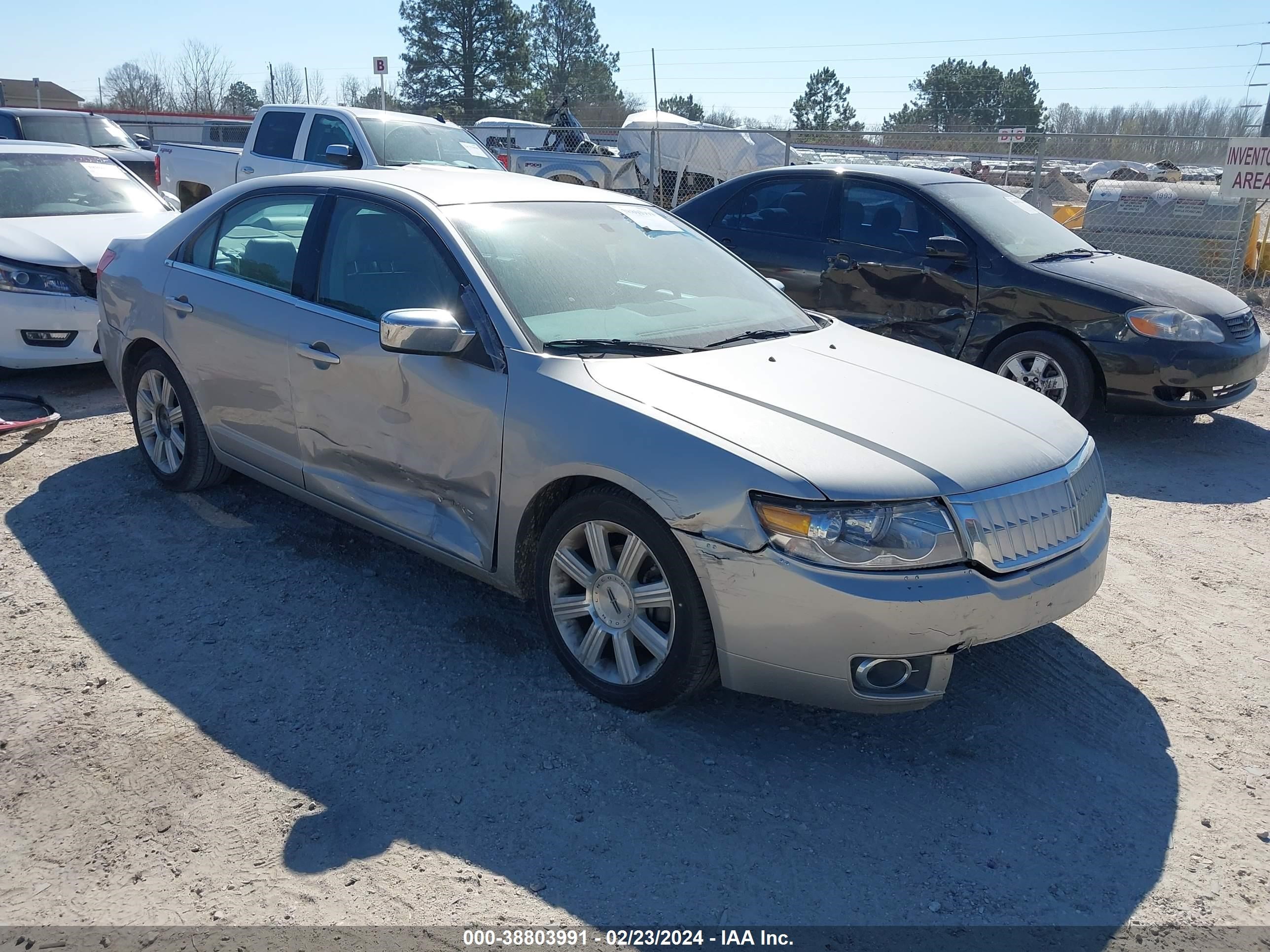 lincoln mkz 2007 3lnhm26t07r638209