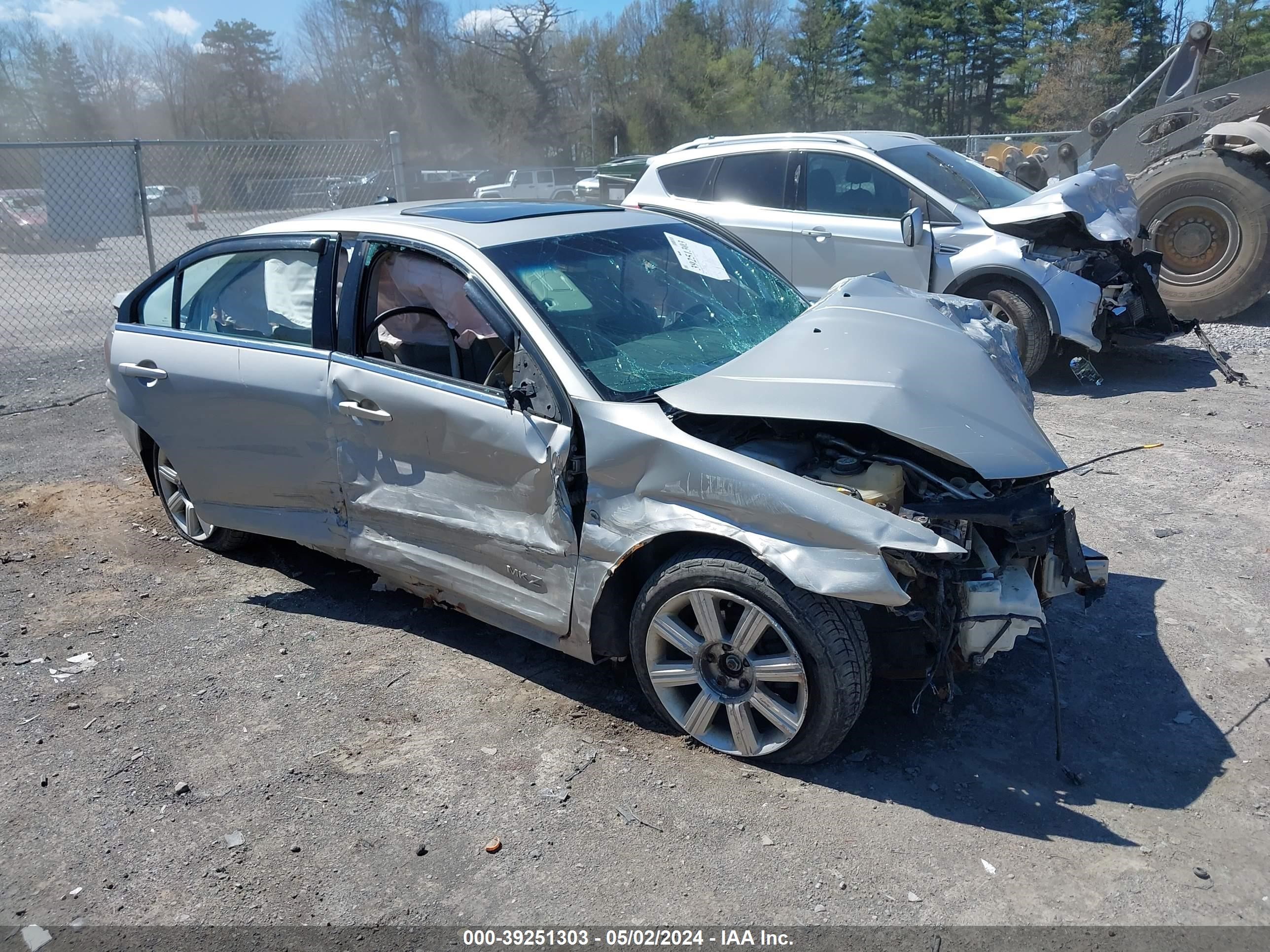 lincoln mkz 2008 3lnhm26t08r635473