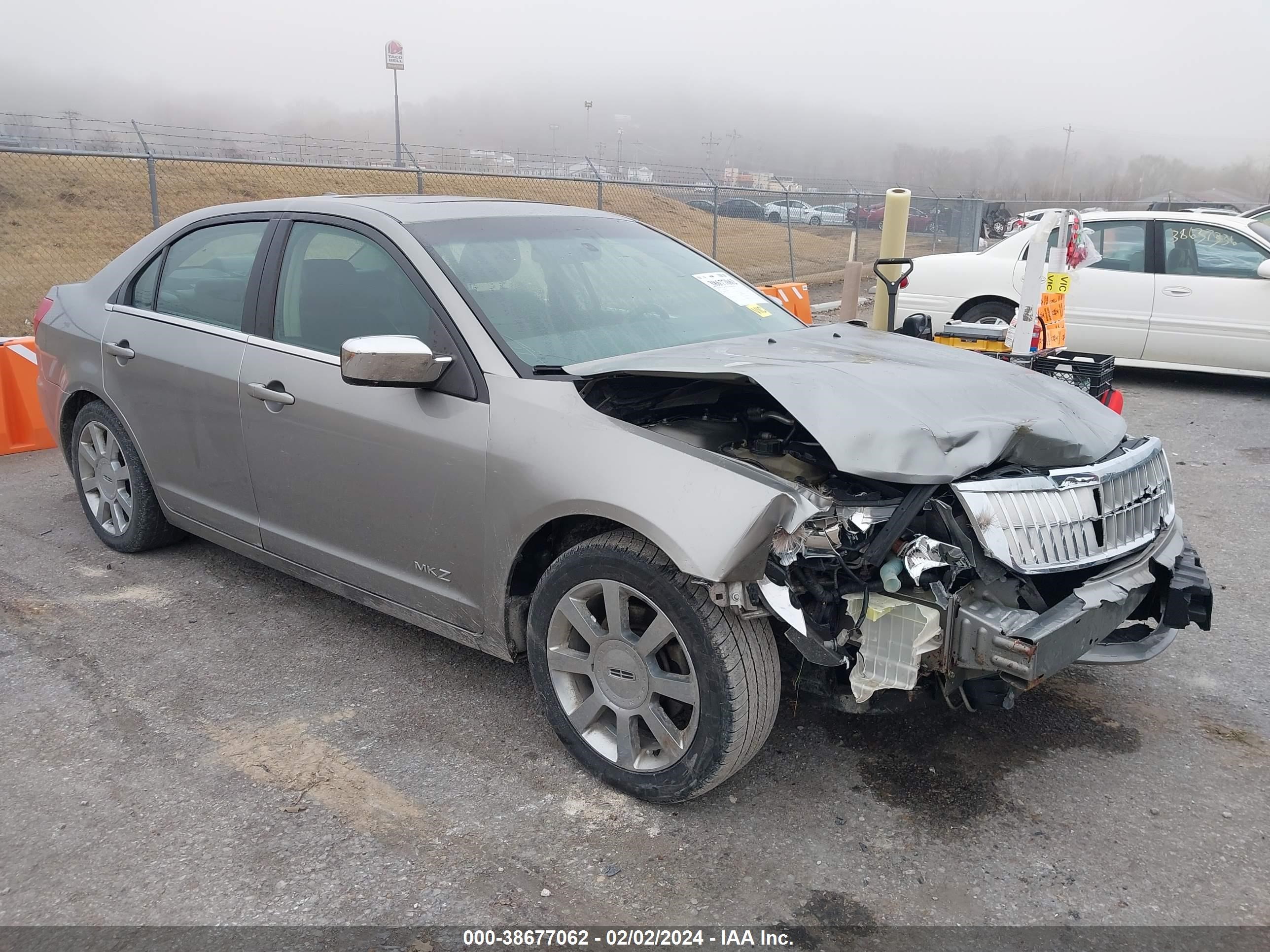 lincoln mkz 2008 3lnhm26t18r632193