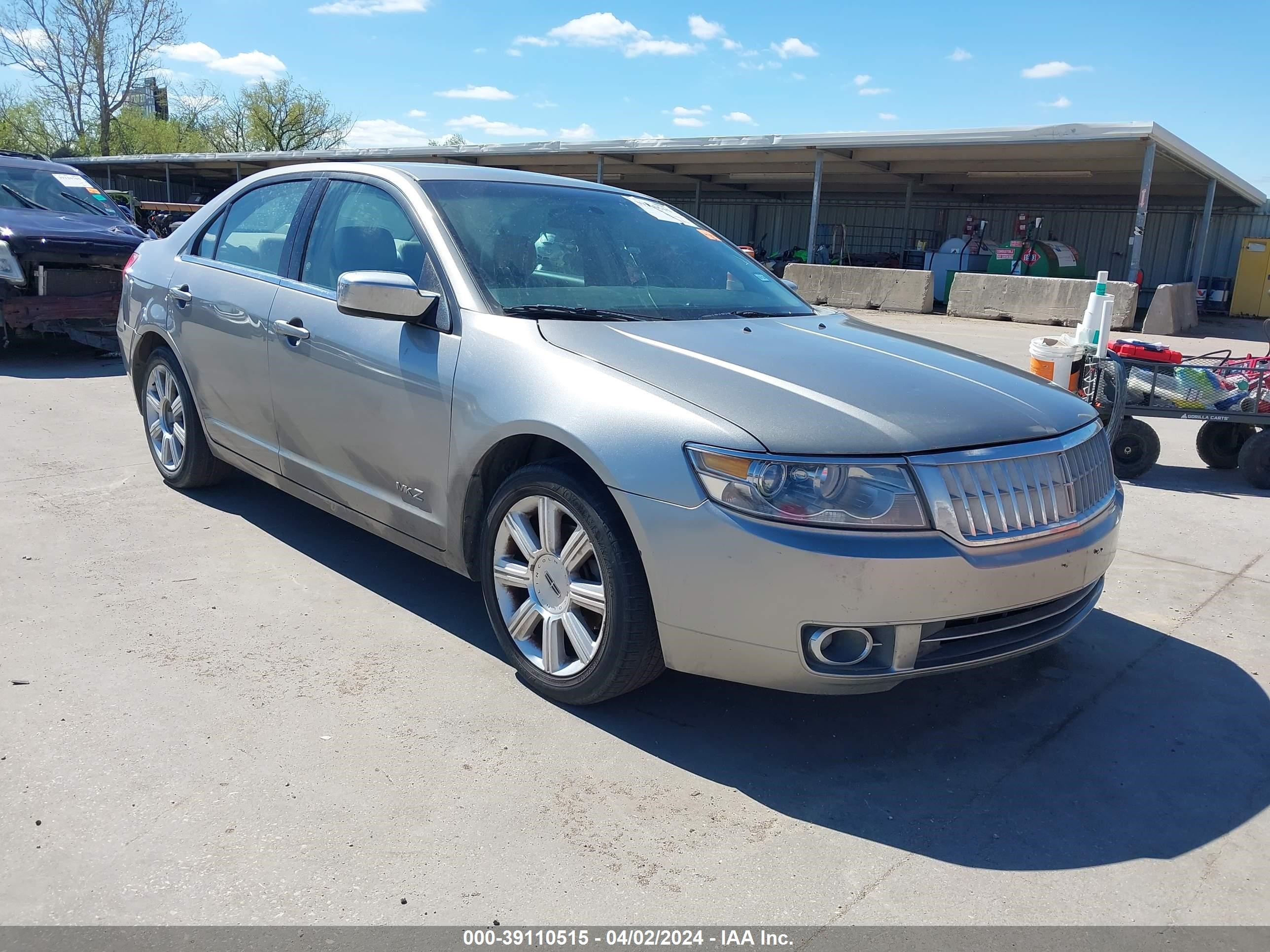 lincoln mkz 2008 3lnhm26t18r640374