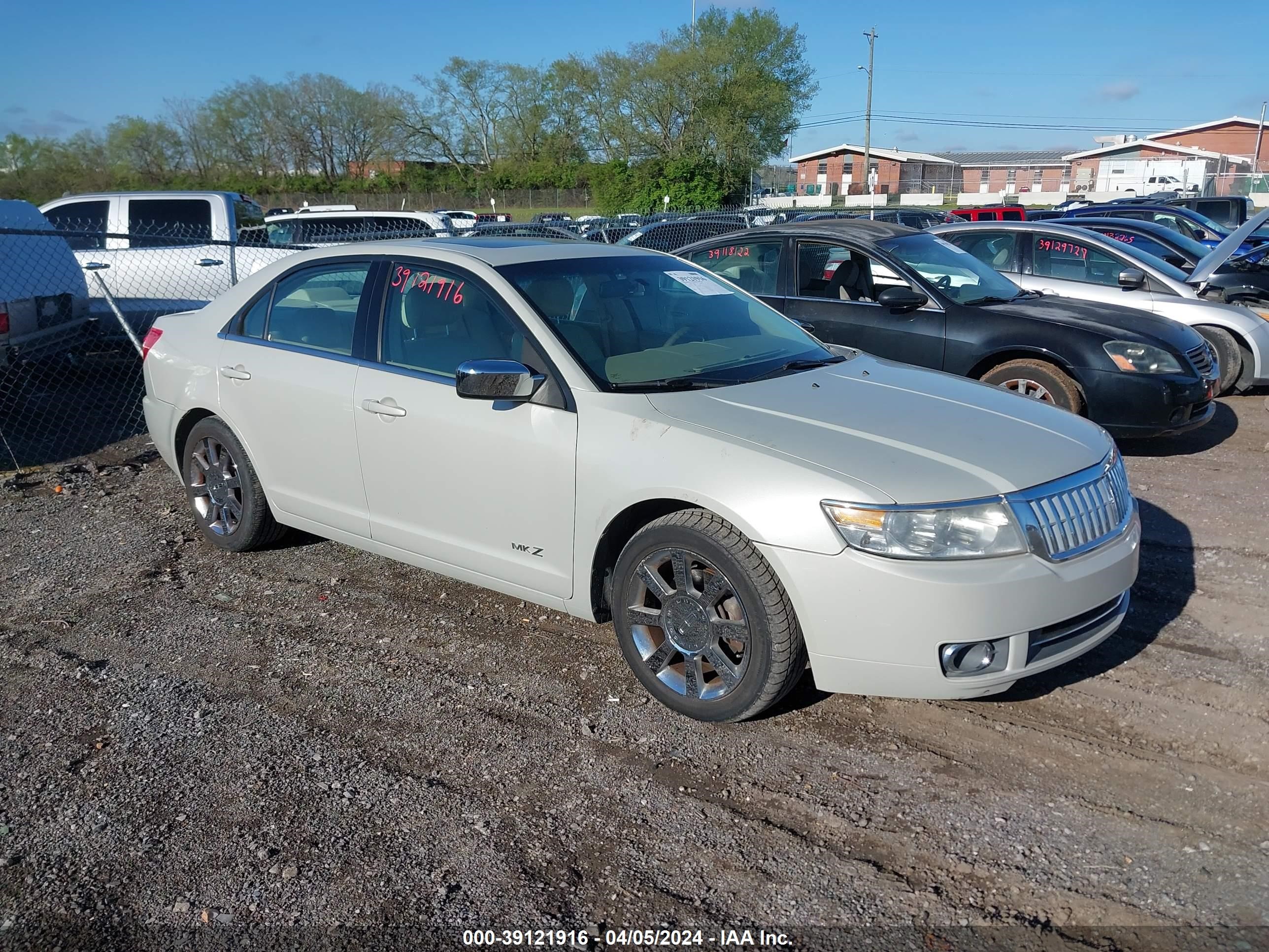 lincoln mkz 2007 3lnhm26t27r671244