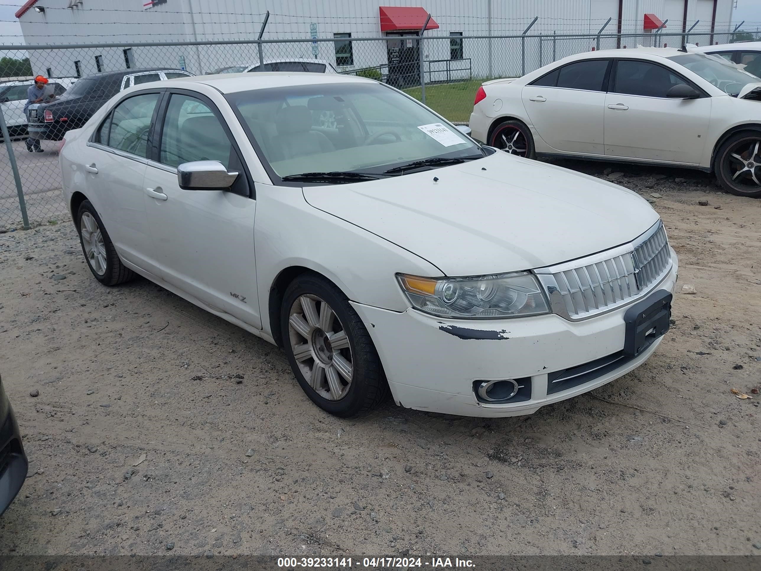 lincoln mkz 2008 3lnhm26t28r660441