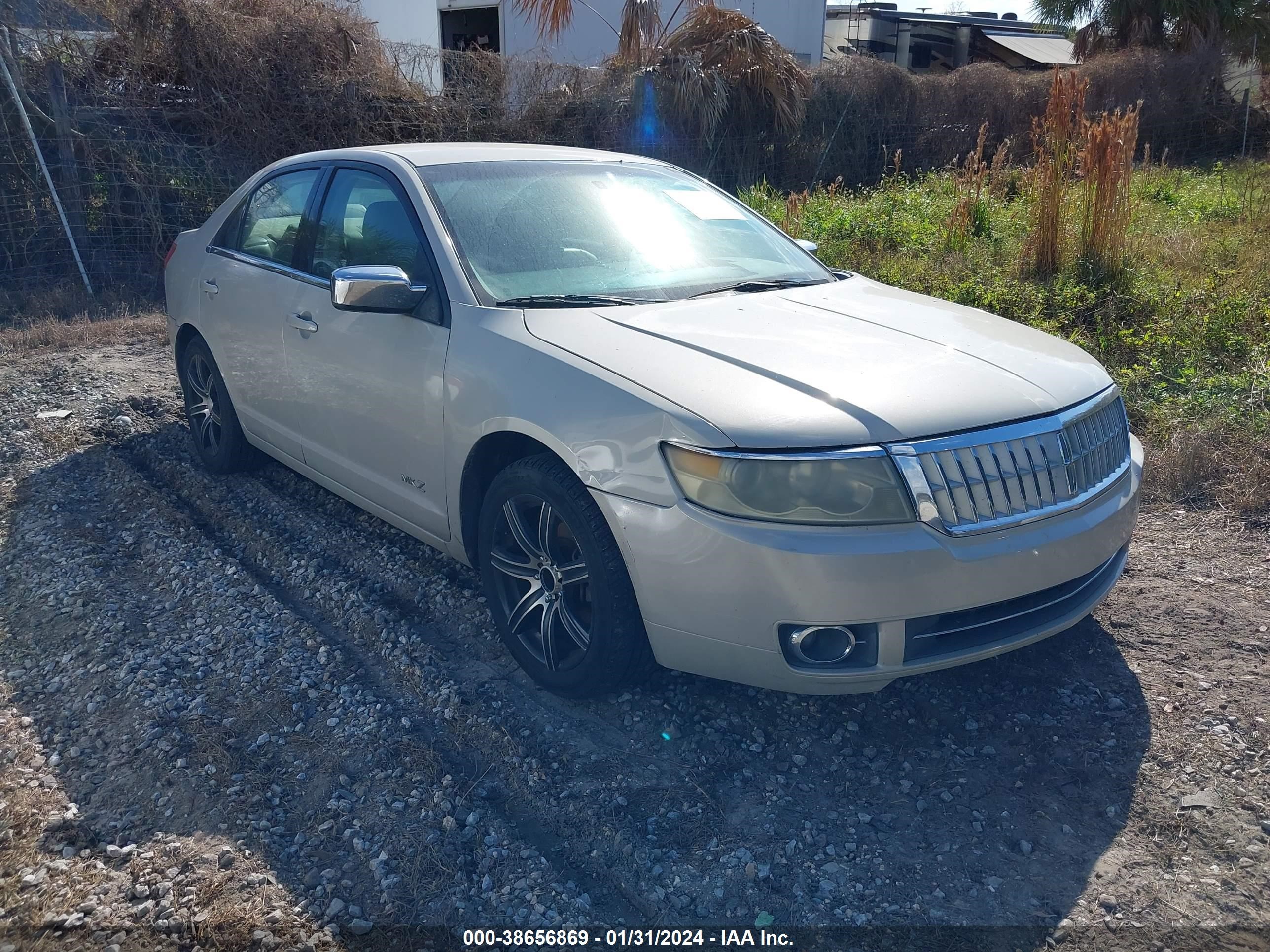 lincoln mkz 2008 3lnhm26t38r631935