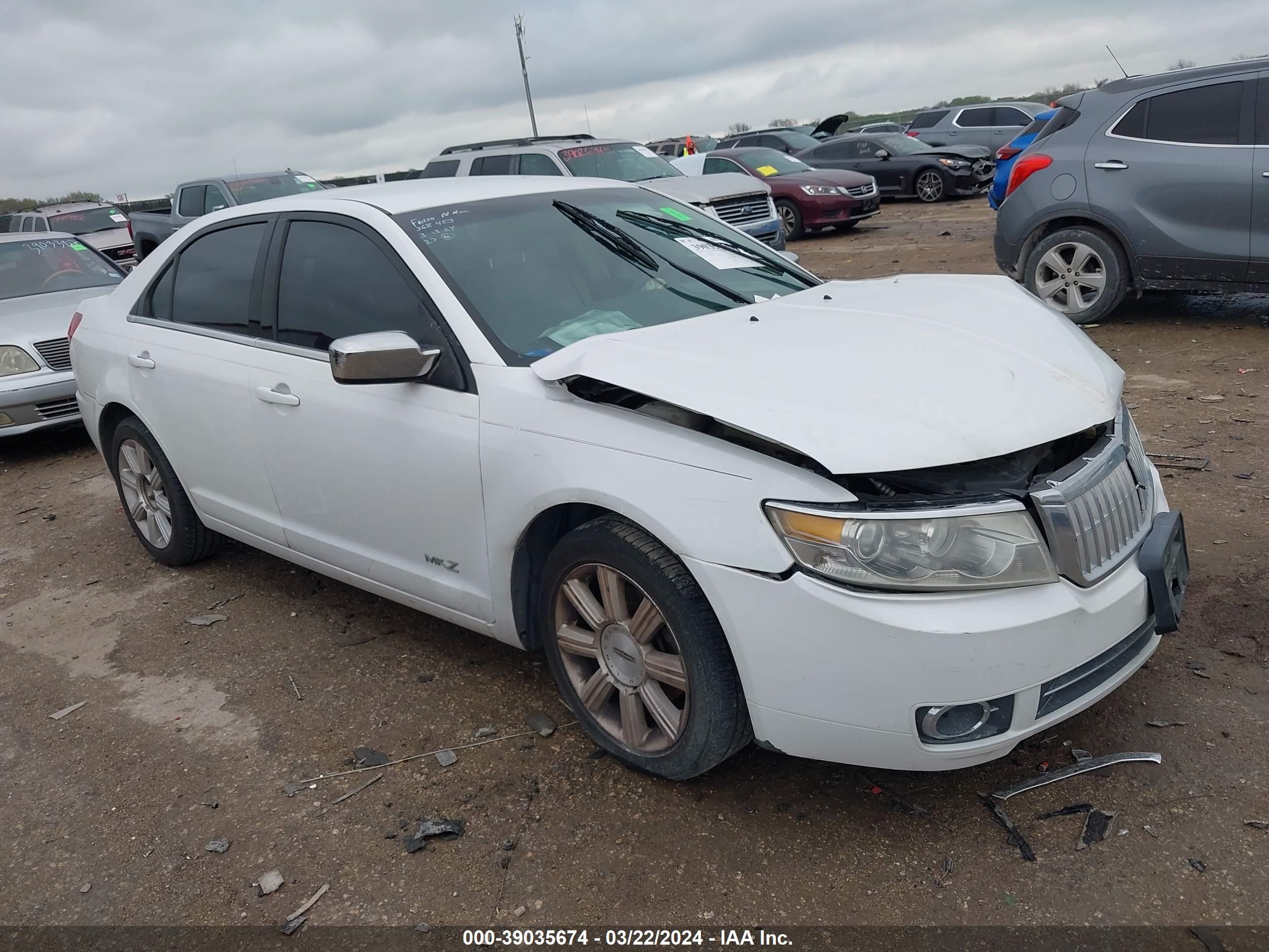 lincoln mkz 2007 3lnhm26t47r619226