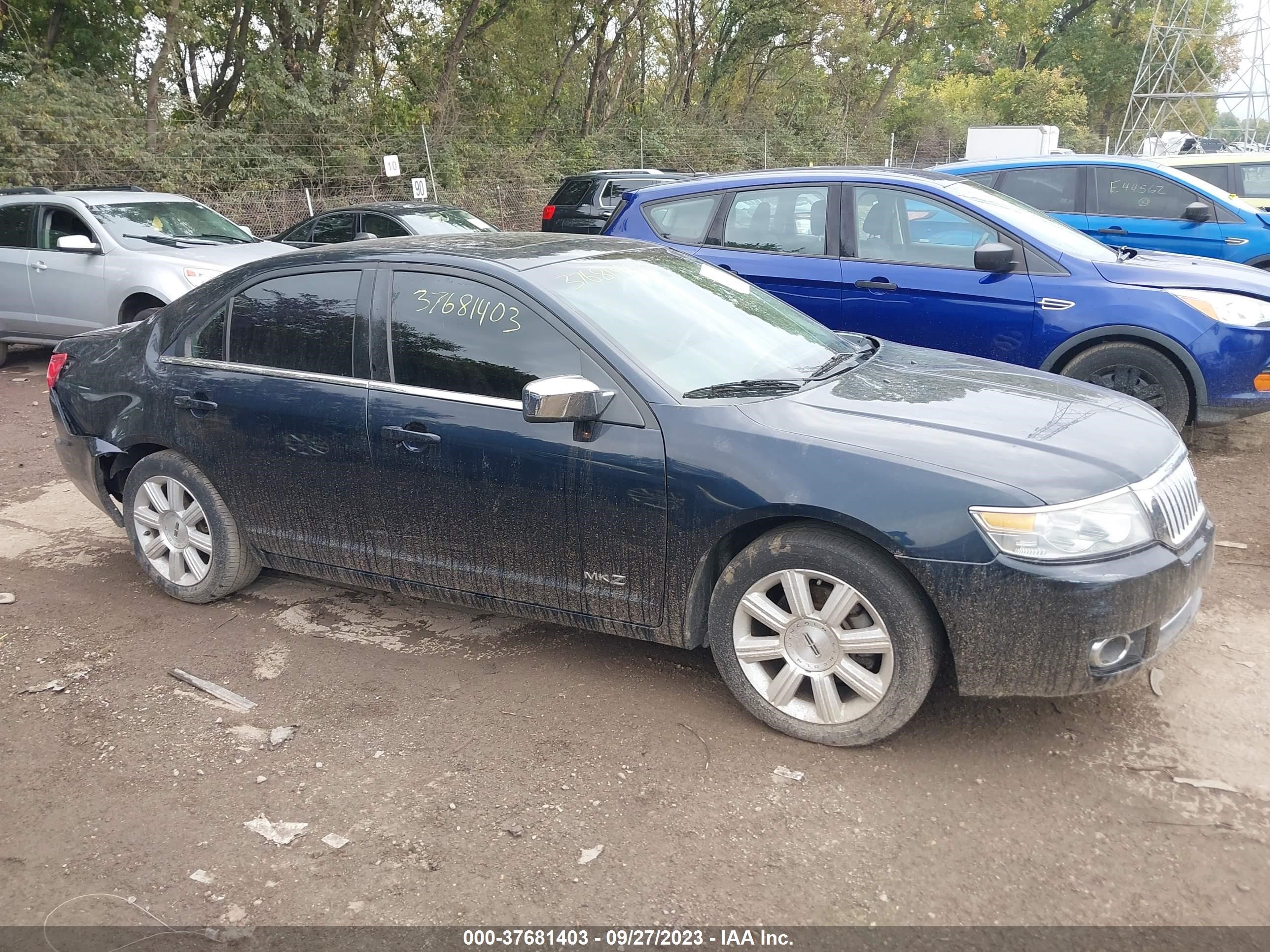 lincoln mkz 2008 3lnhm26t48r607952