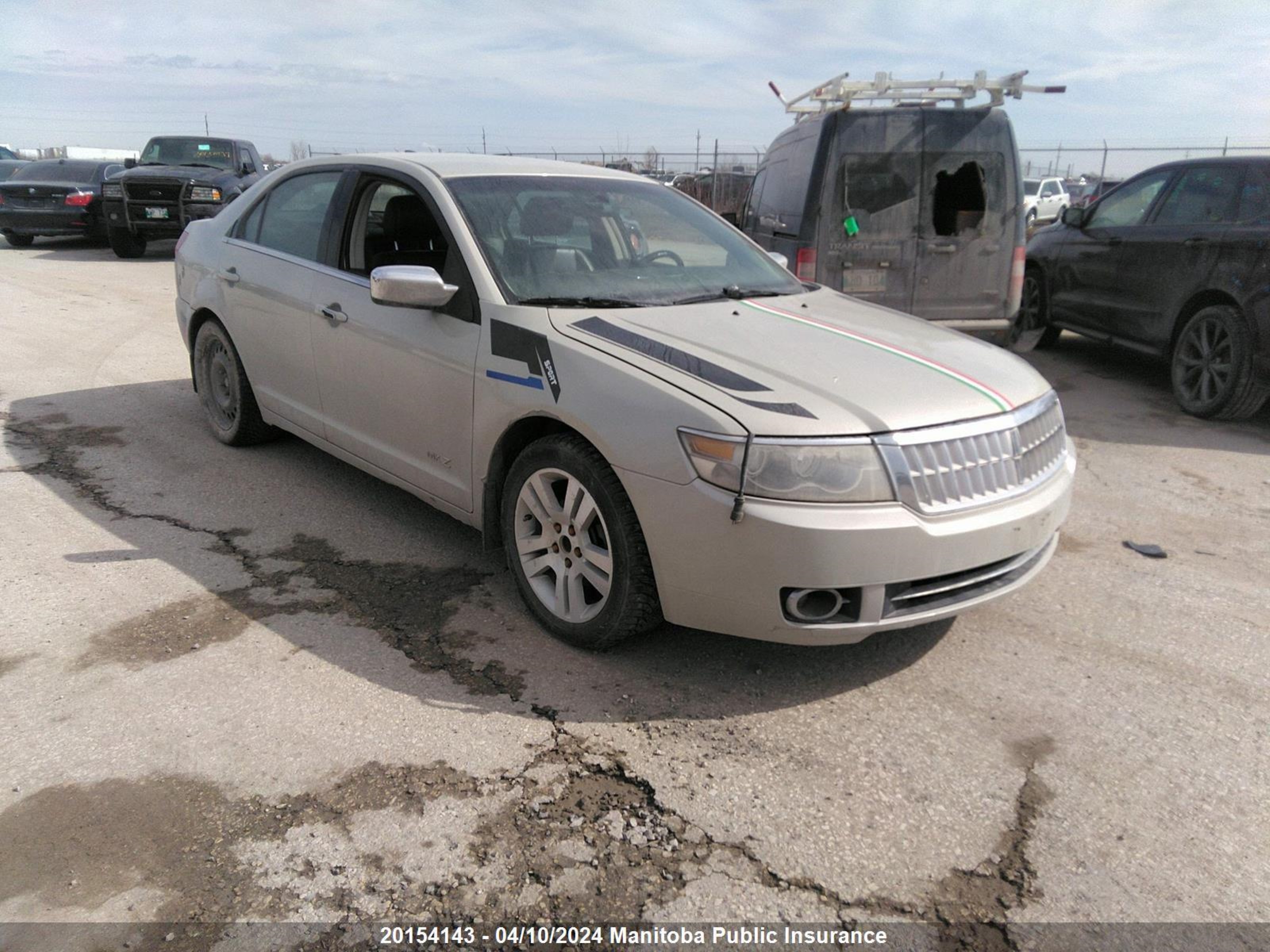 lincoln mkz 2007 3lnhm26t57r629487