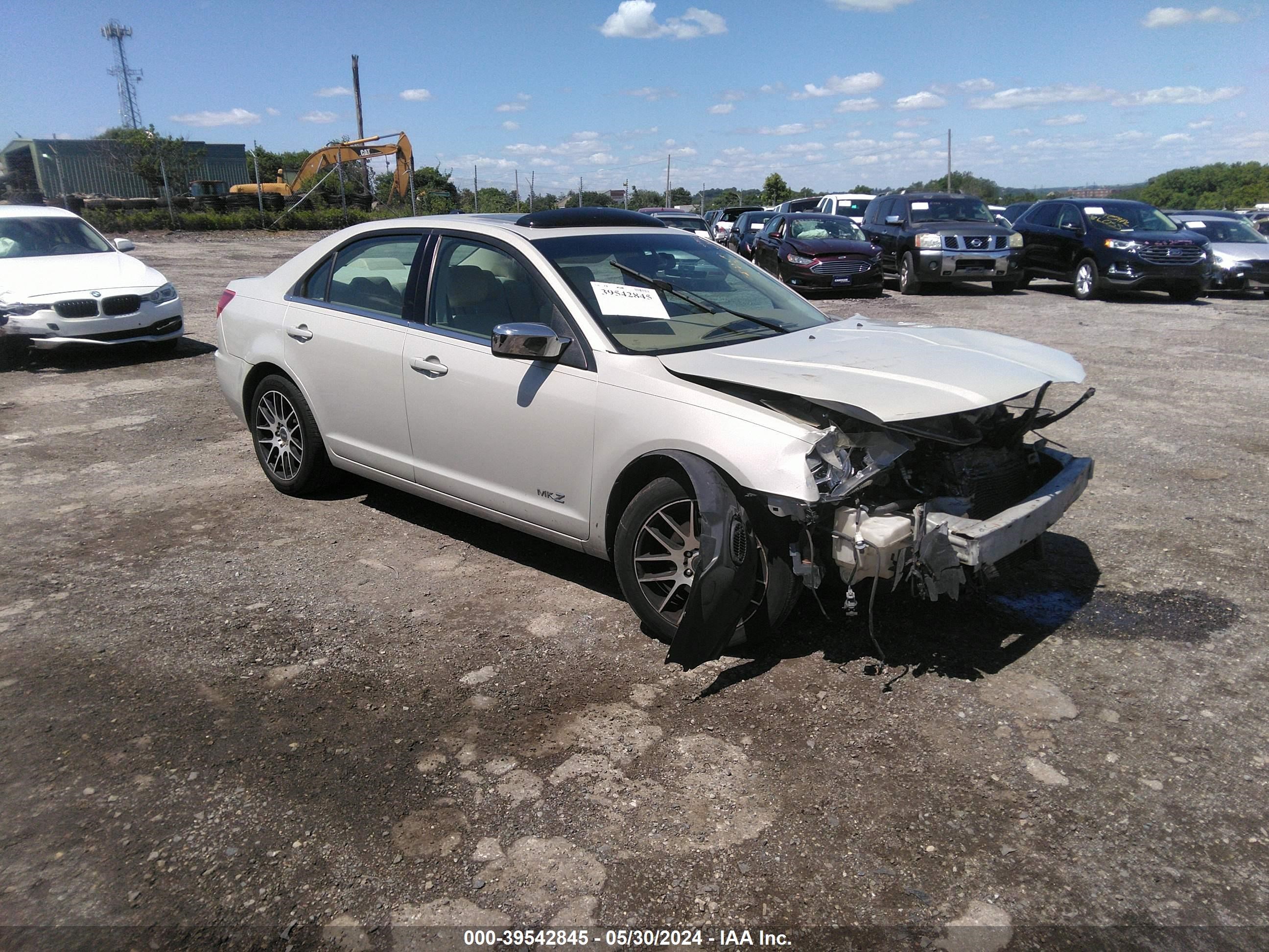 lincoln mkz 2007 3lnhm26t77r649630