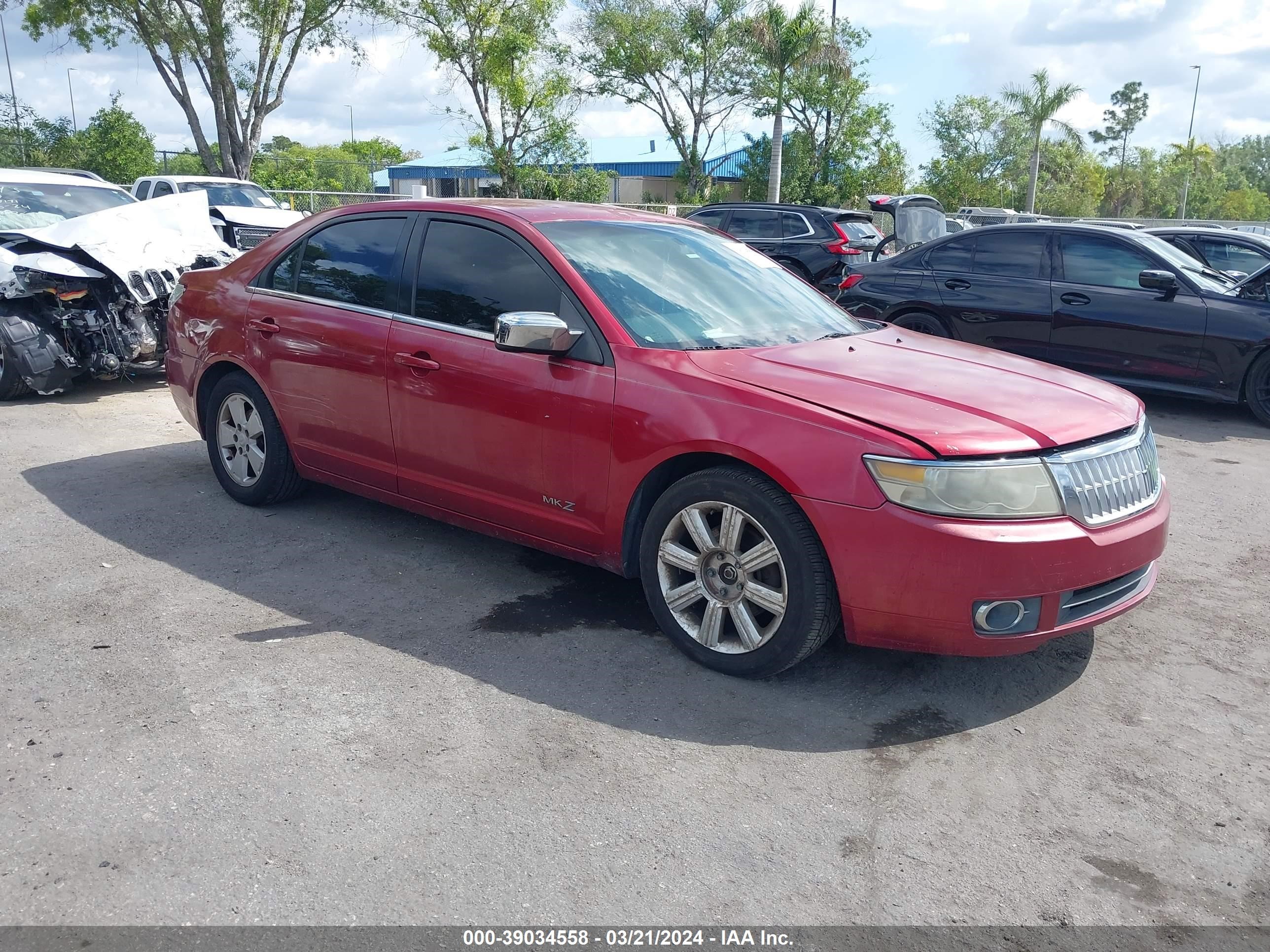 lincoln mkz 2007 3lnhm26t97r621179