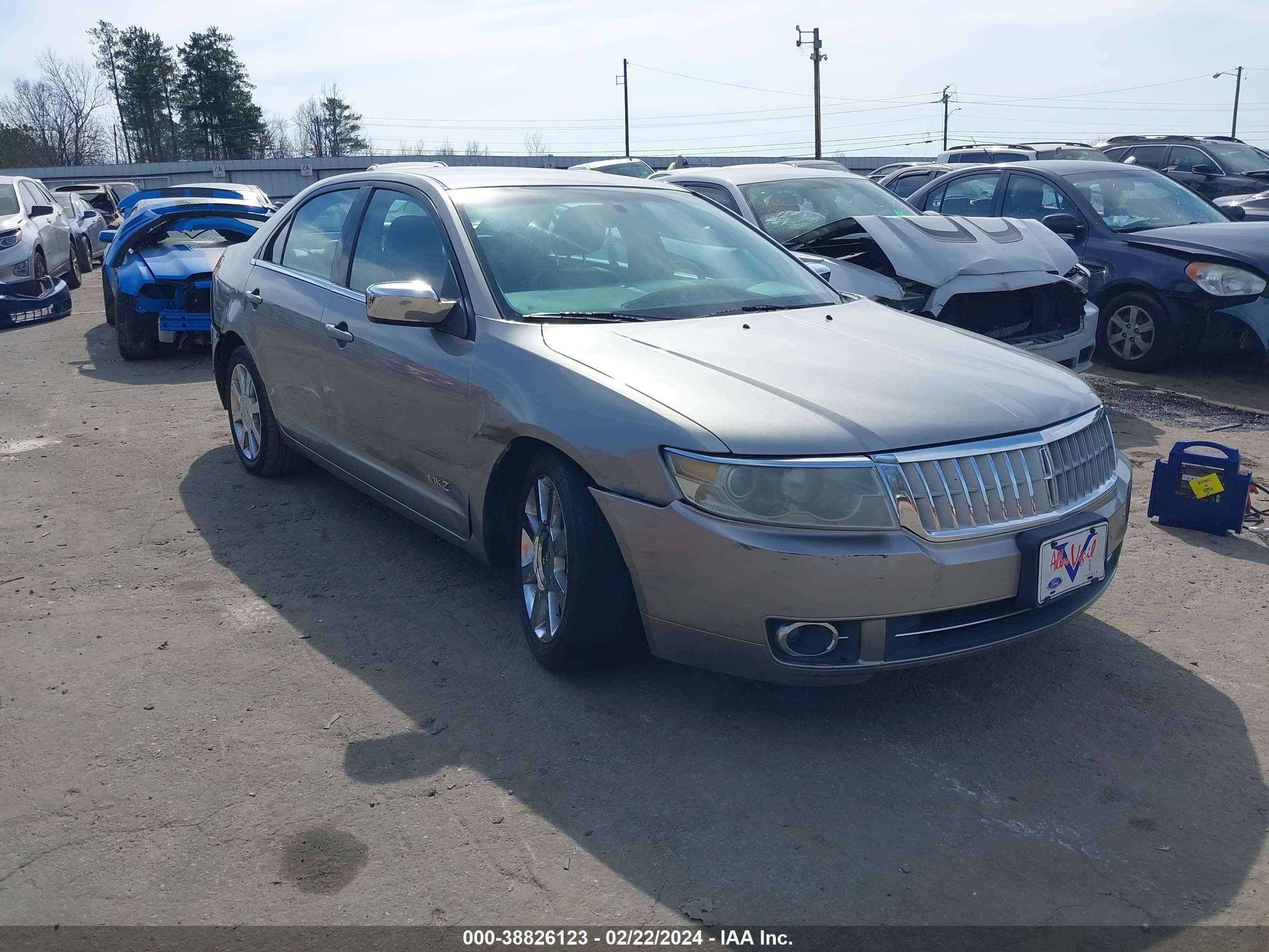 lincoln mkz 2009 3lnhm26t99r617846