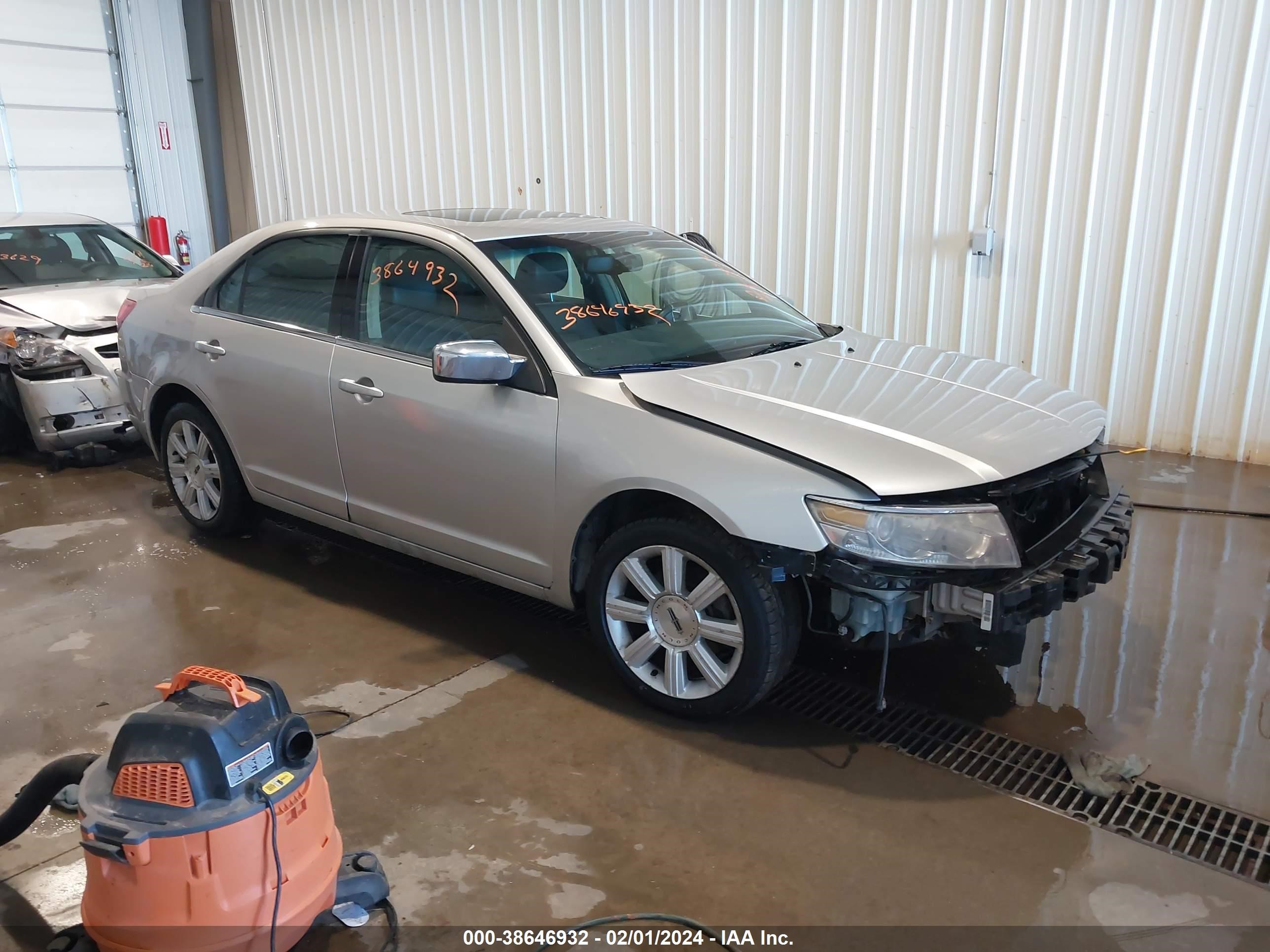 lincoln mkz 2007 3lnhm26tx7r623085