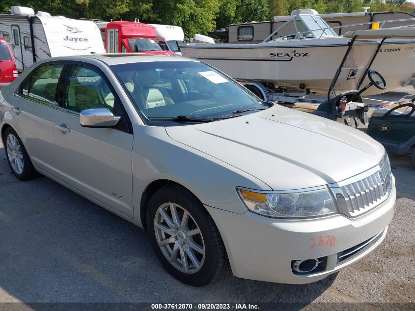 lincoln mkz 2008 3lnhm26tx8r610385