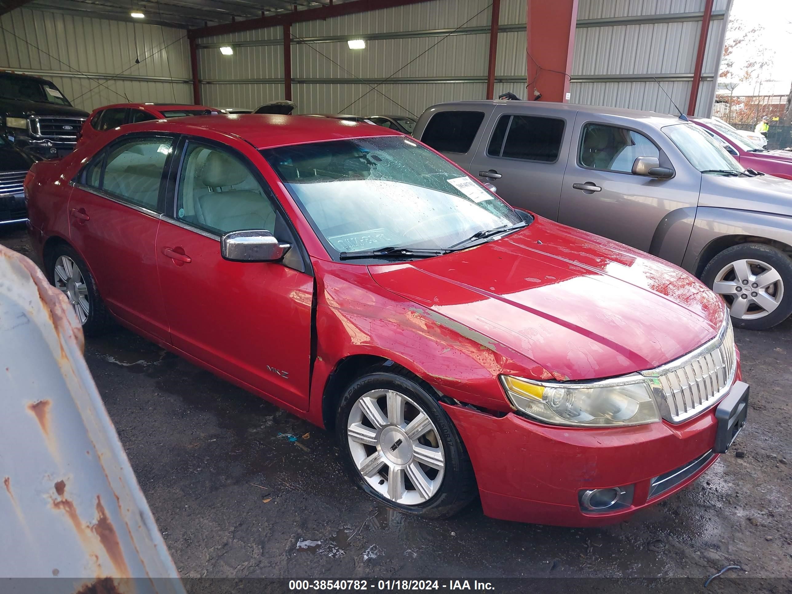 lincoln mkz 2009 3lnhm26tx9r610114